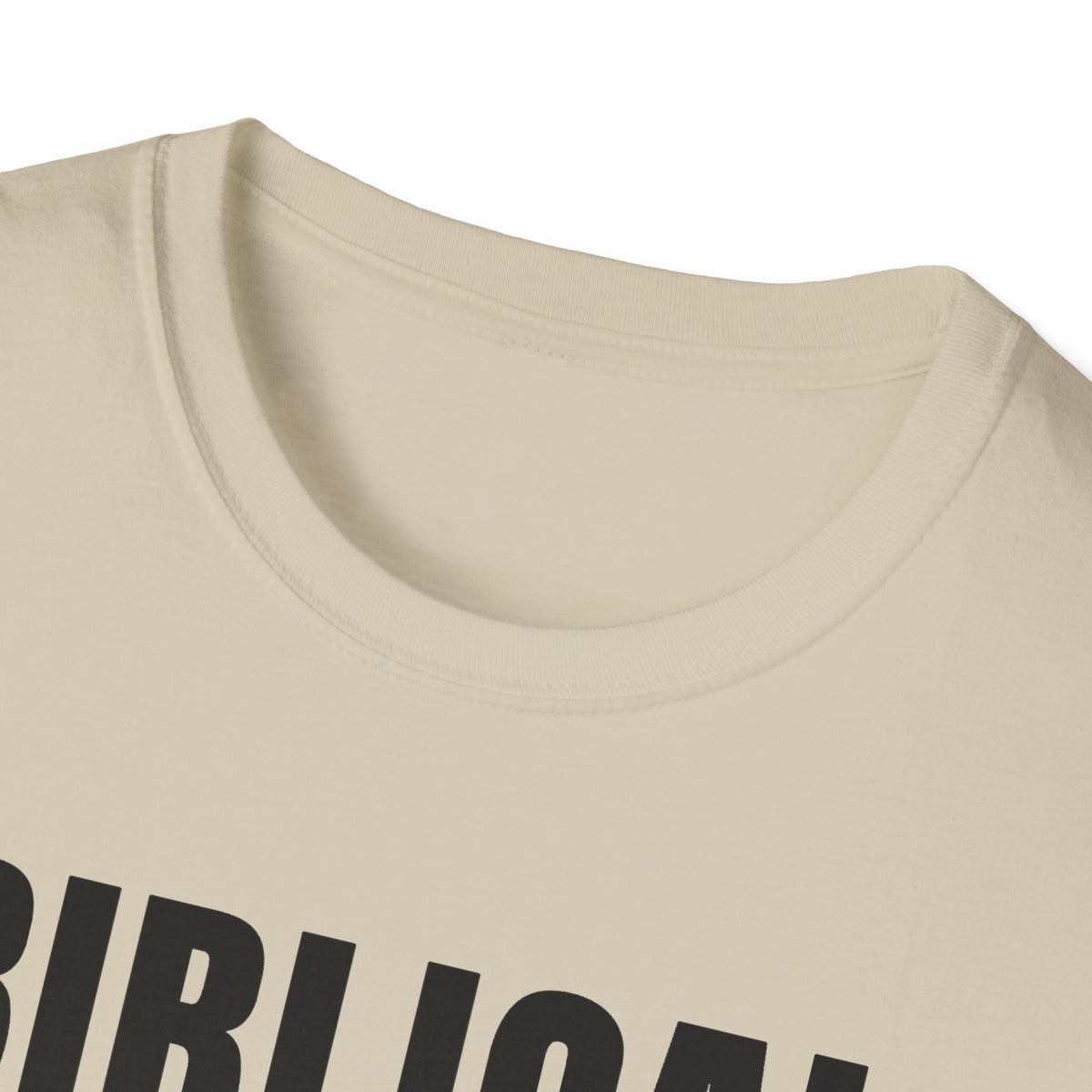 Biblical Order Not Feminism - 1 Corinthians 11:3 & Ephesians 5:22-24 (KJV) Unisex Softstyle T-Shirt