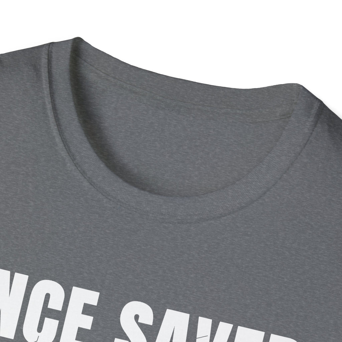 Once Saved Always Saved - Shall Never Perish (John 10:28 & Ephesians 2:8-9 KJV) Unisex Softstyle T-Shirt
