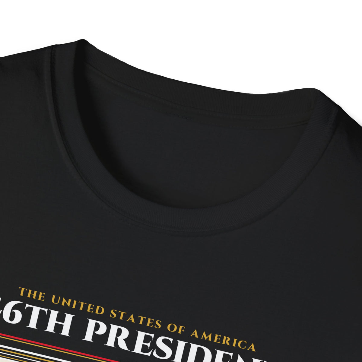 46th President - The Autopen (2021–2025) Vintage Engraving Portrait Unisex Softstyle T-Shirt