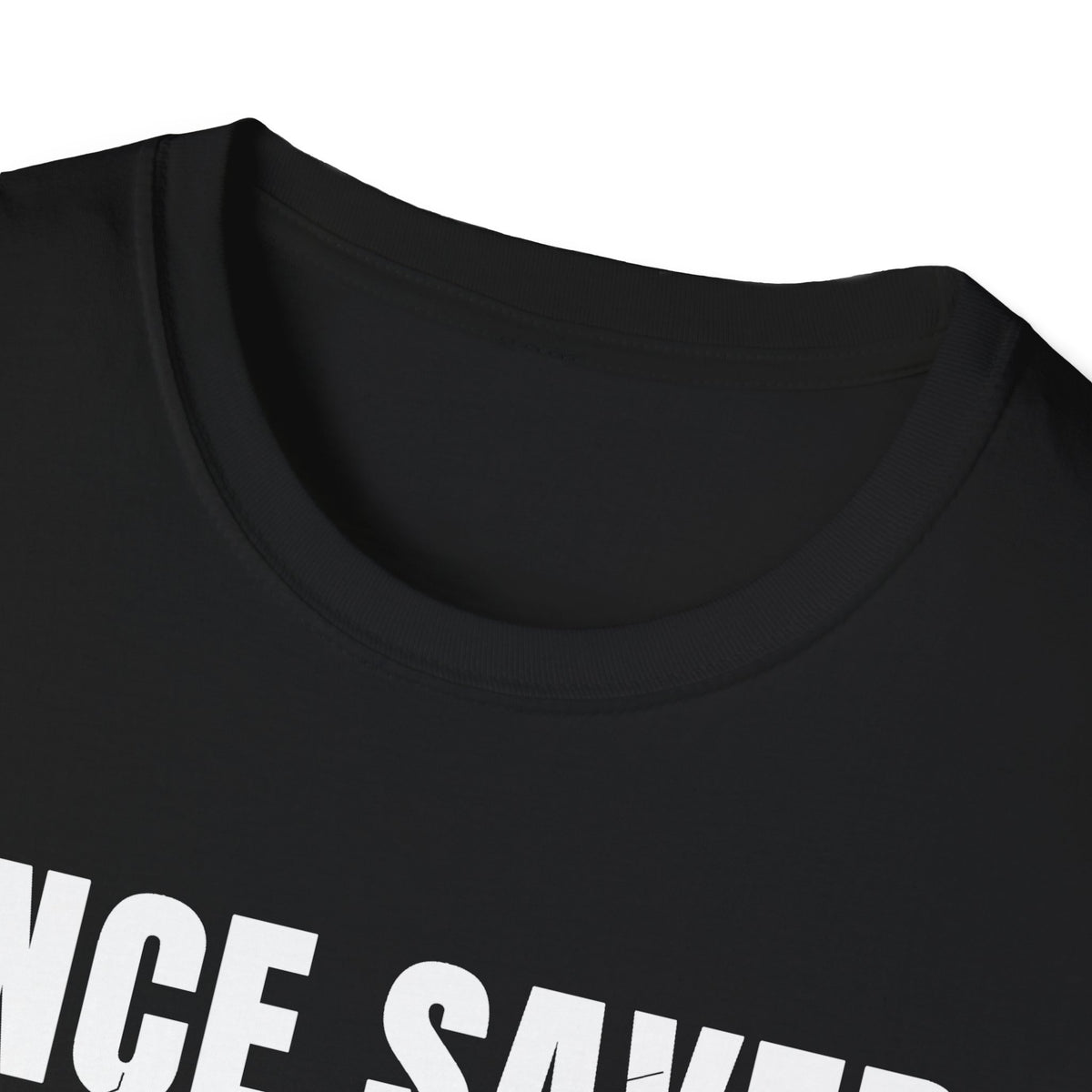 Once Saved Always Saved - Shall Never Perish (John 10:28 & Ephesians 2:8-9 KJV) Unisex Softstyle T-Shirt