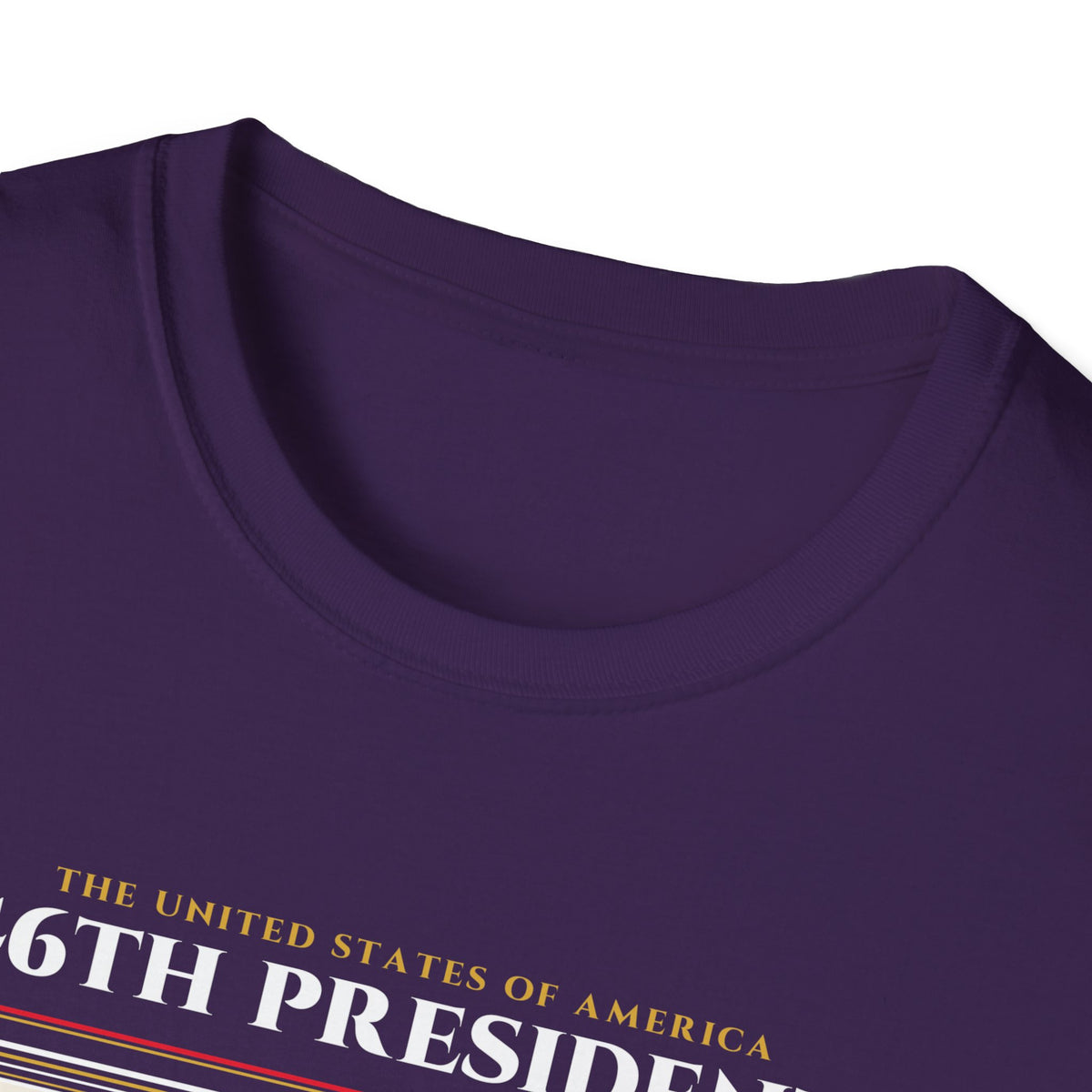 46th President - The Autopen (2021–2025) Vintage Engraving Portrait Unisex Softstyle T-Shirt