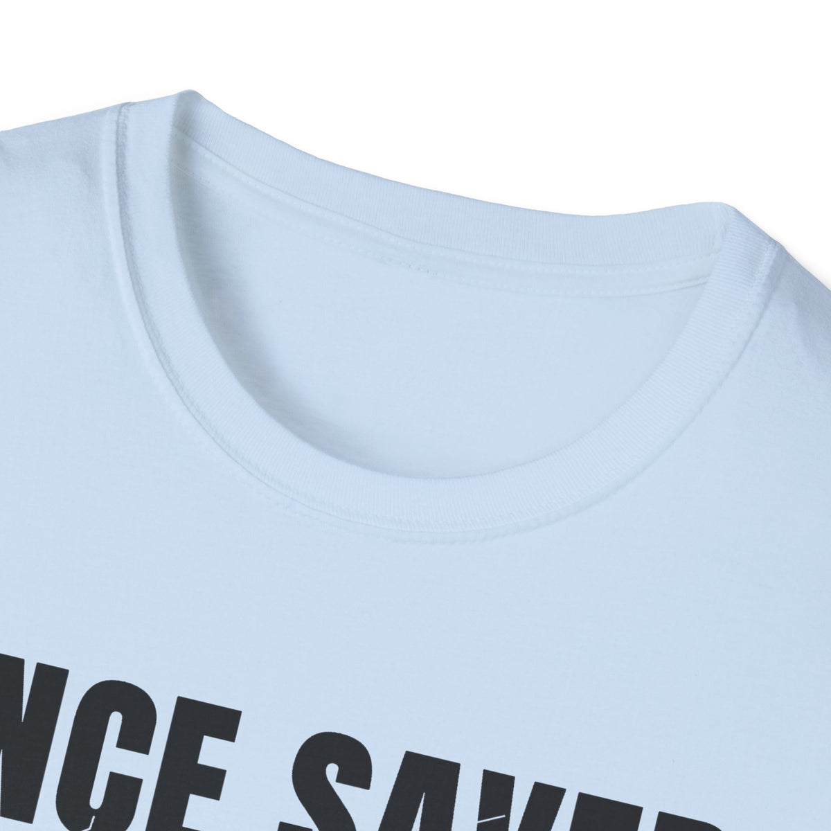 Once Saved Always Saved - Shall Never Perish (John 10:28 & Ephesians 2:8-9 KJV) Unisex Softstyle T-Shirt