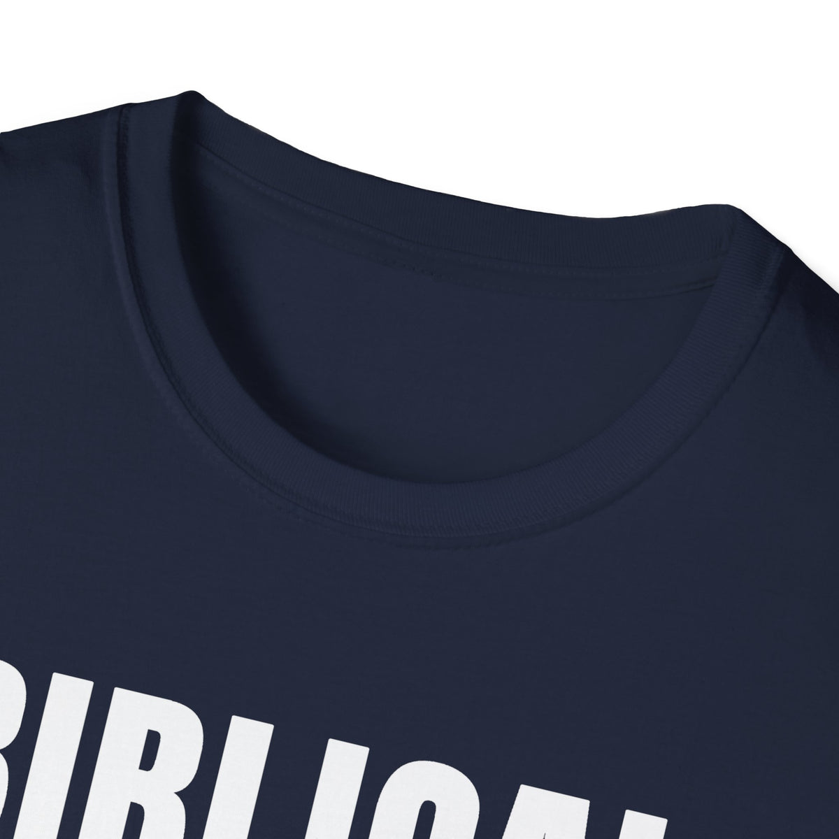 Biblical Order Not Feminism - 1 Corinthians 11:3 & Ephesians 5:22-24 (KJV) Unisex Softstyle T-Shirt