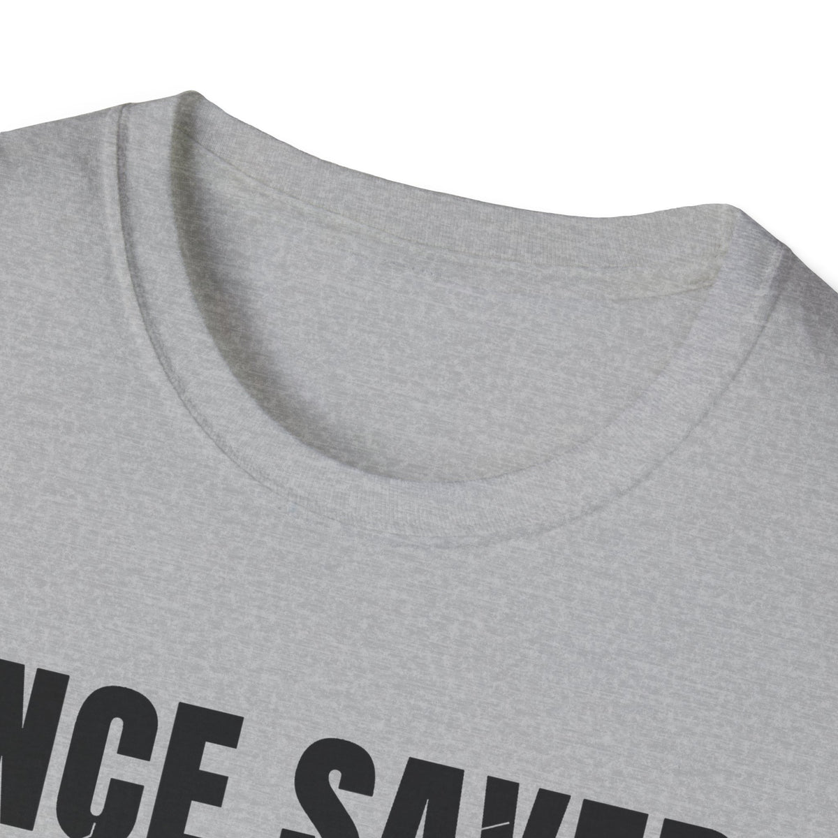 Once Saved Always Saved - Shall Never Perish (John 10:28 & Ephesians 2:8-9 KJV) Unisex Softstyle T-Shirt
