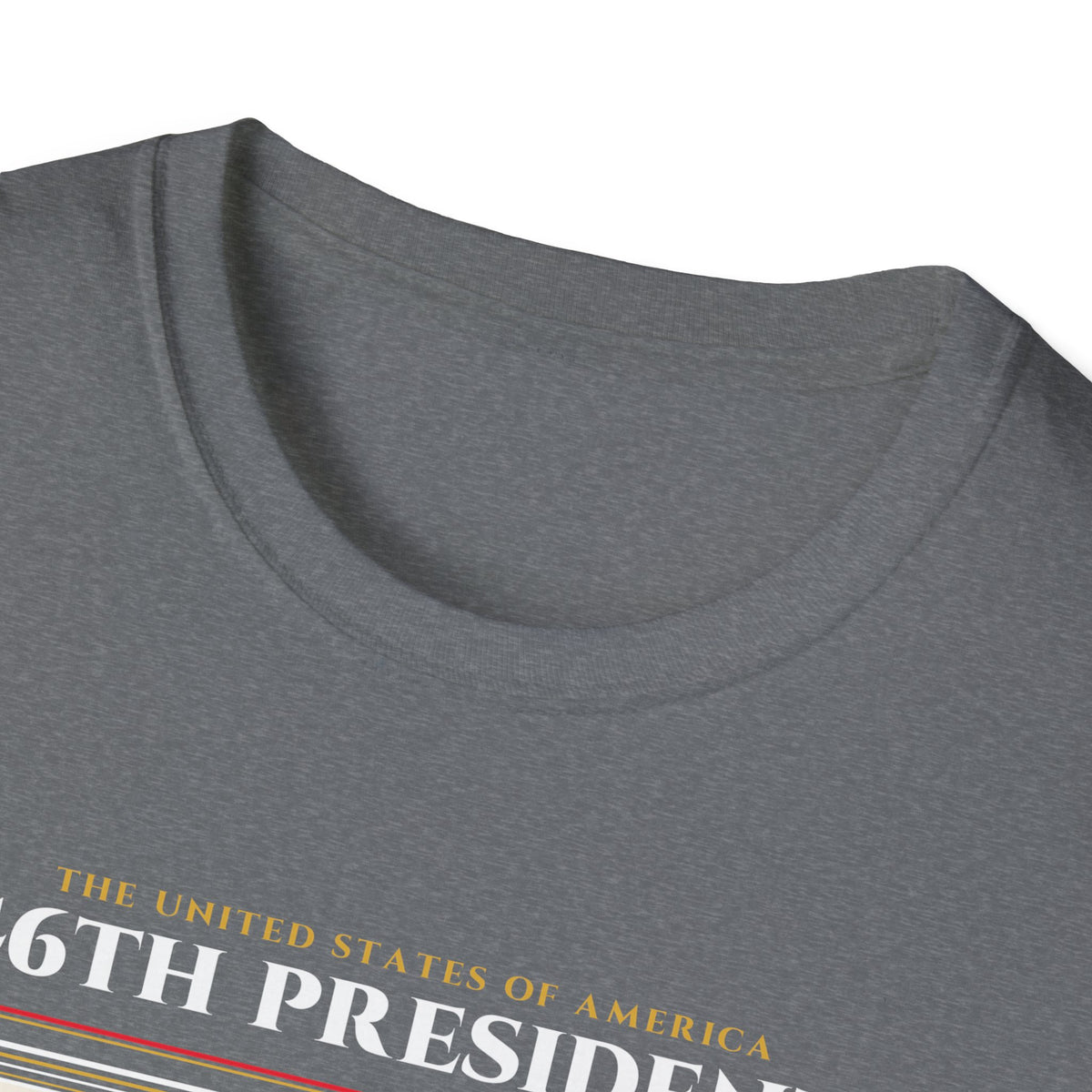 46th President - The Autopen (2021–2025) Vintage Engraving Portrait Unisex Softstyle T-Shirt
