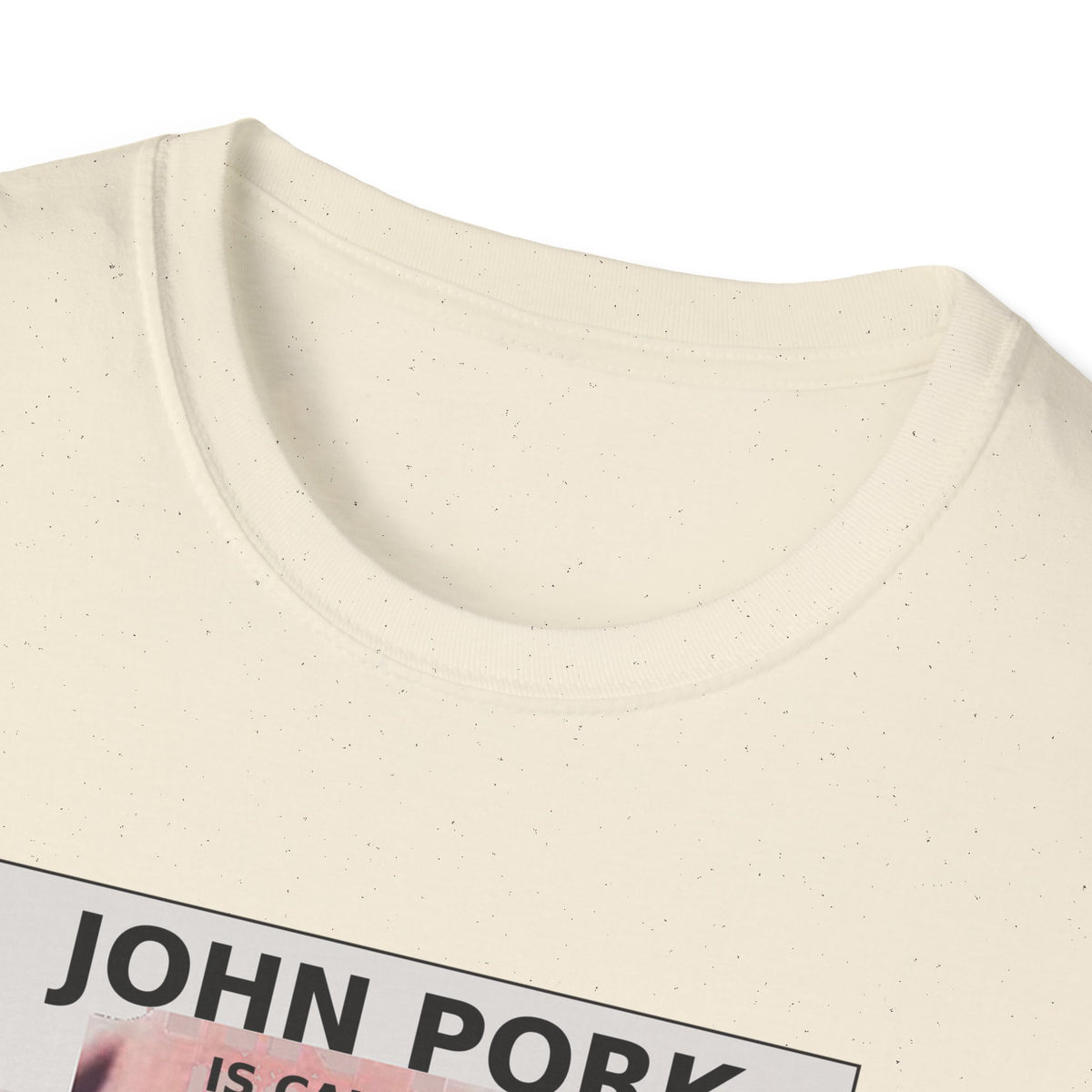 John Pork Is Calling — Viral Incoming Call Meme Unisex Softstyle T-Shirt