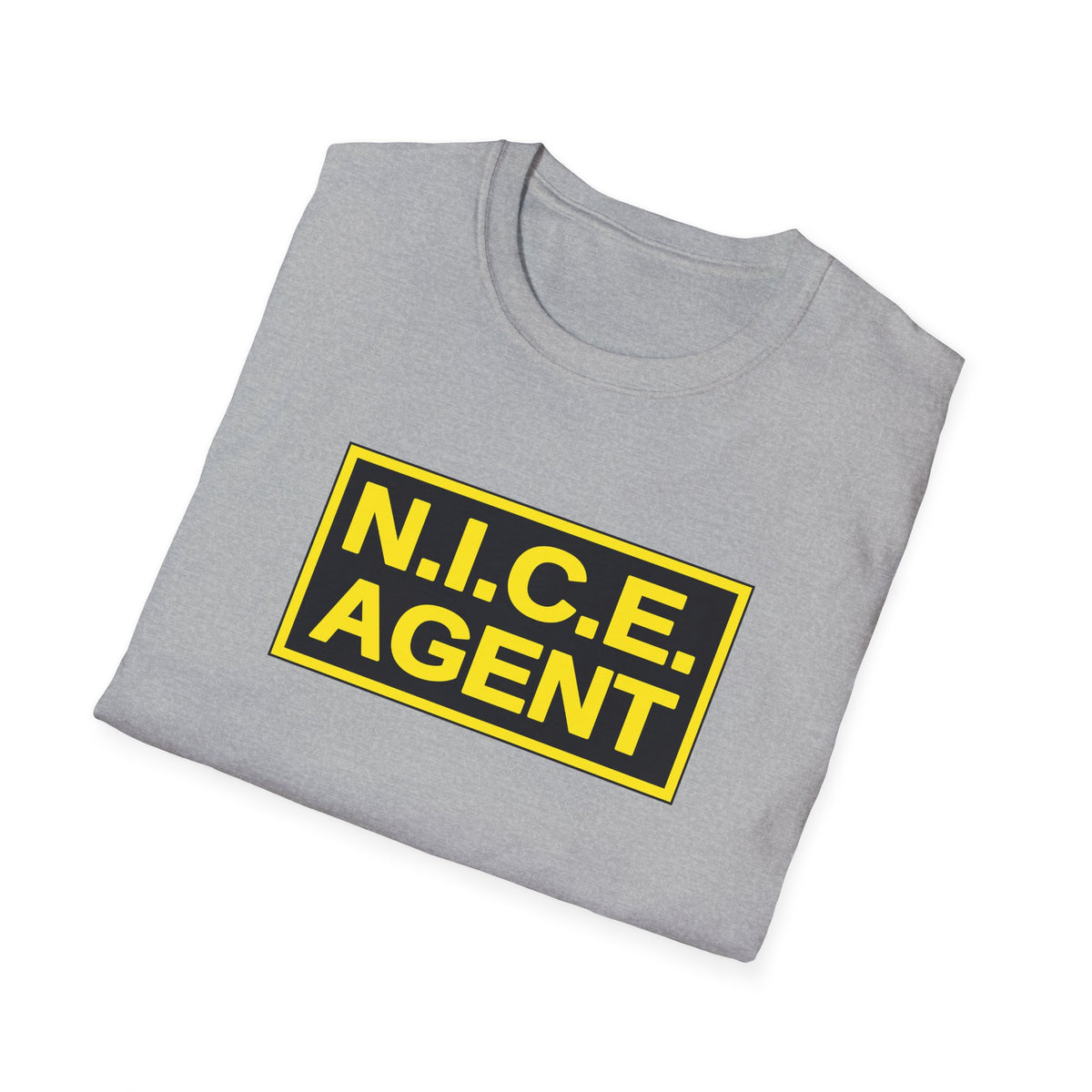 N.I.C.E. Agent — Tactical Patch Graphic Unisex Softstyle T-Shirt
