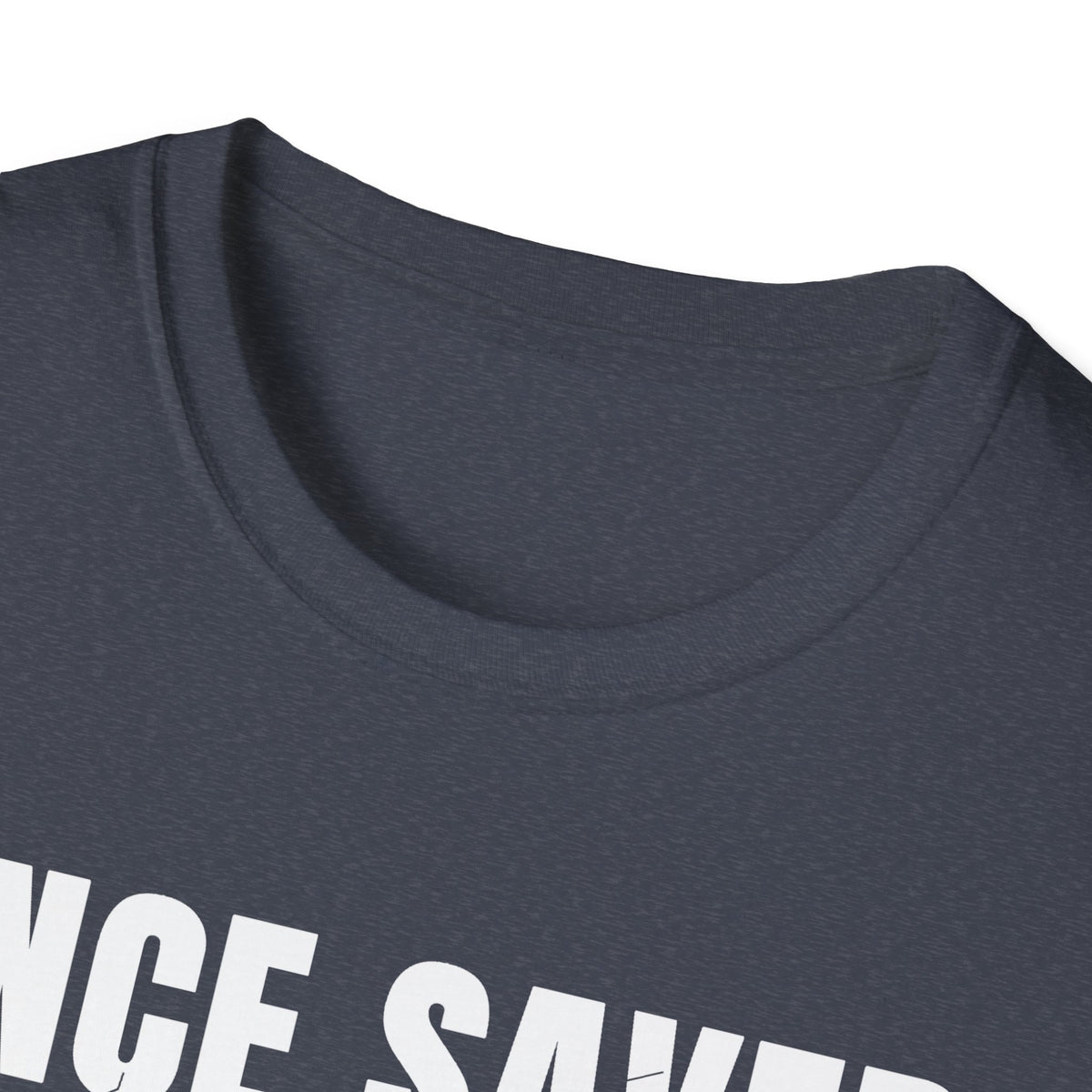Once Saved Always Saved - Shall Never Perish (John 10:28 & Ephesians 2:8-9 KJV) Unisex Softstyle T-Shirt