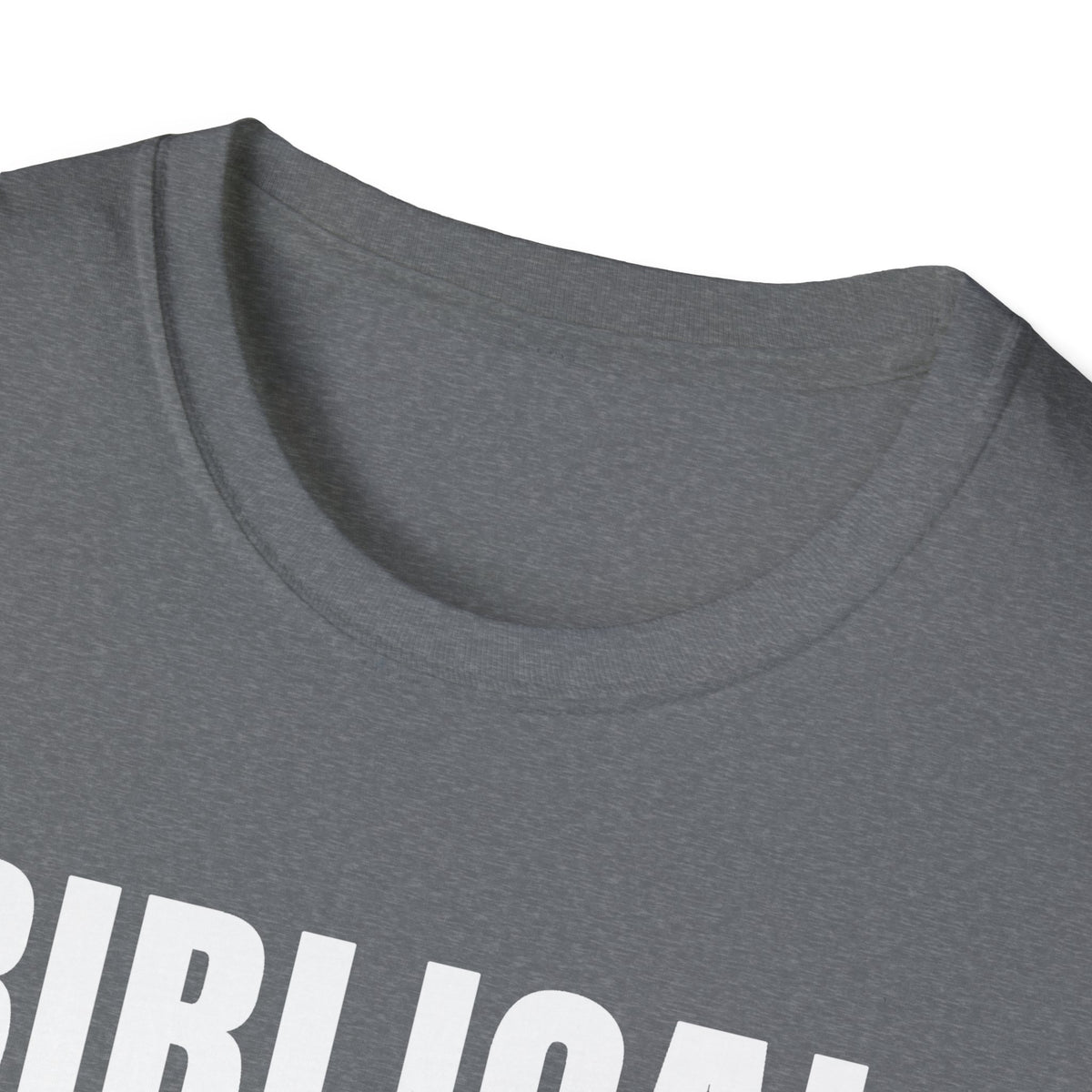 Biblical Order Not Feminism - 1 Corinthians 11:3 & Ephesians 5:22-24 (KJV) Unisex Softstyle T-Shirt