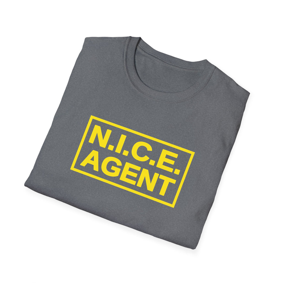 N.I.C.E. Agent — Tactical Patch Graphic Unisex Softstyle T-Shirt