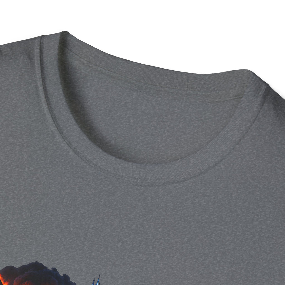 Mostly Peaceful — Fiery City News Banner Parody Graphic Unisex Softstyle T-Shirt
