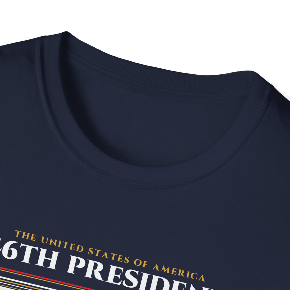 46th President - The Autopen (2021–2025) Vintage Engraving Portrait Unisex Softstyle T-Shirt