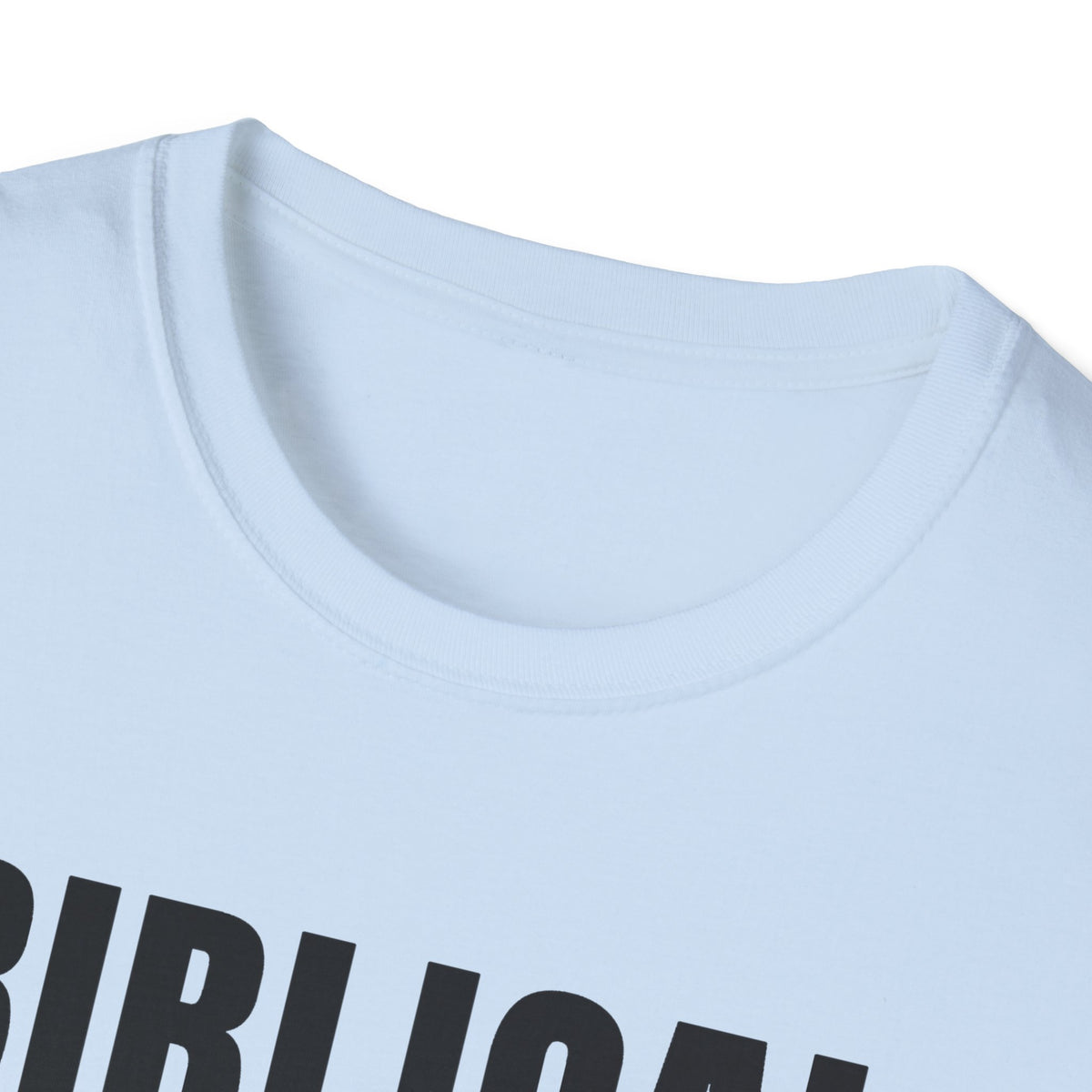 Biblical Order Not Feminism - 1 Corinthians 11:3 & Ephesians 5:22-24 (KJV) Unisex Softstyle T-Shirt