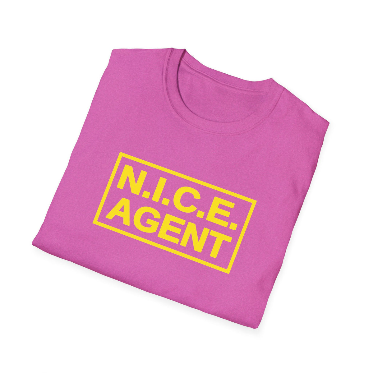 N.I.C.E. Agent — Tactical Patch Graphic Unisex Softstyle T-Shirt