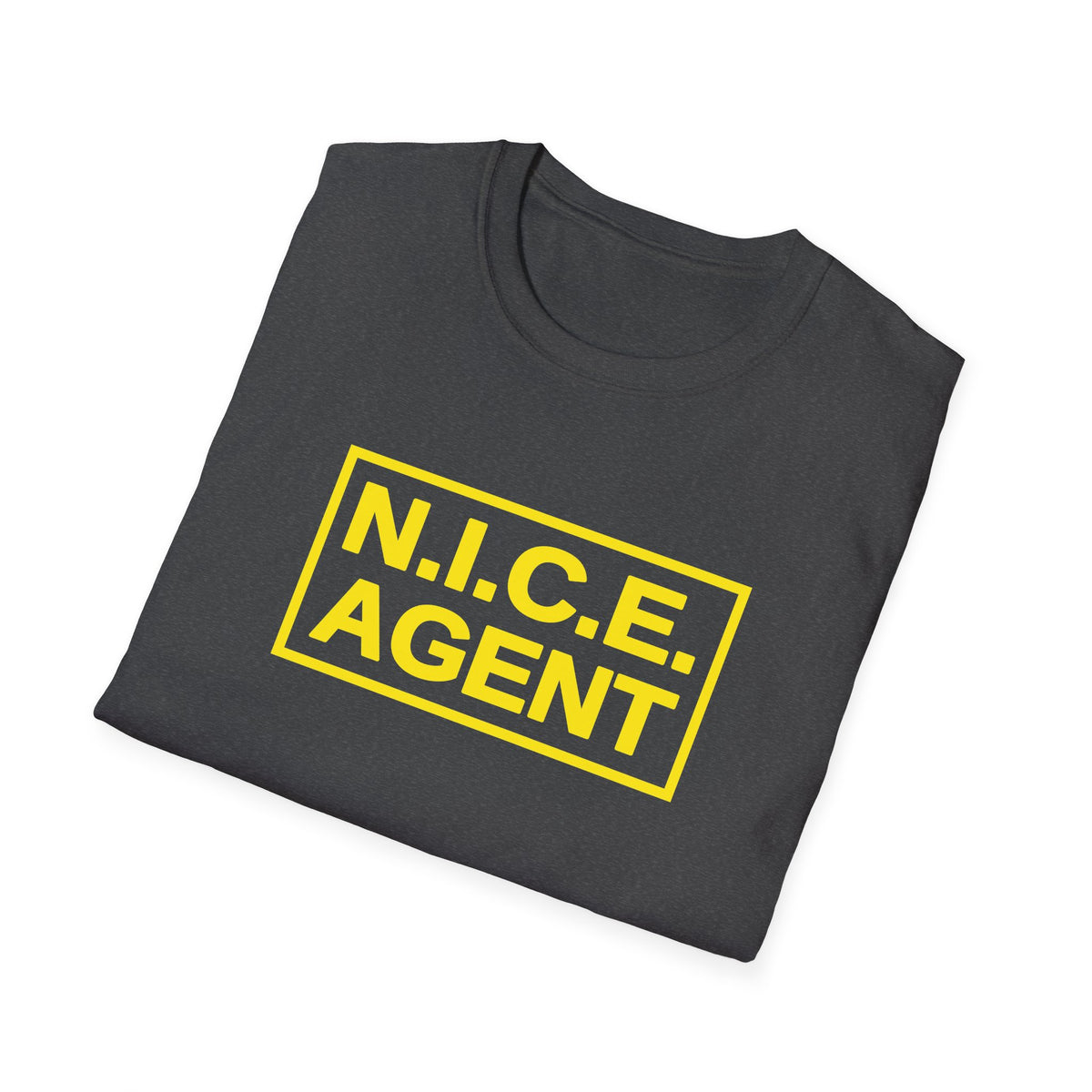 N.I.C.E. Agent — Tactical Patch Graphic Unisex Softstyle T-Shirt