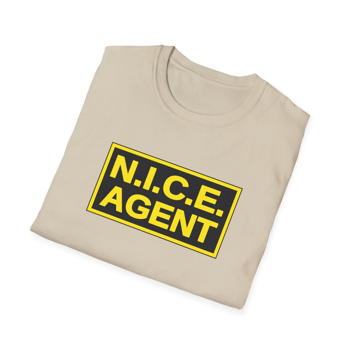 N.I.C.E. Agent — Tactical Patch Graphic Unisex Softstyle T-Shirt