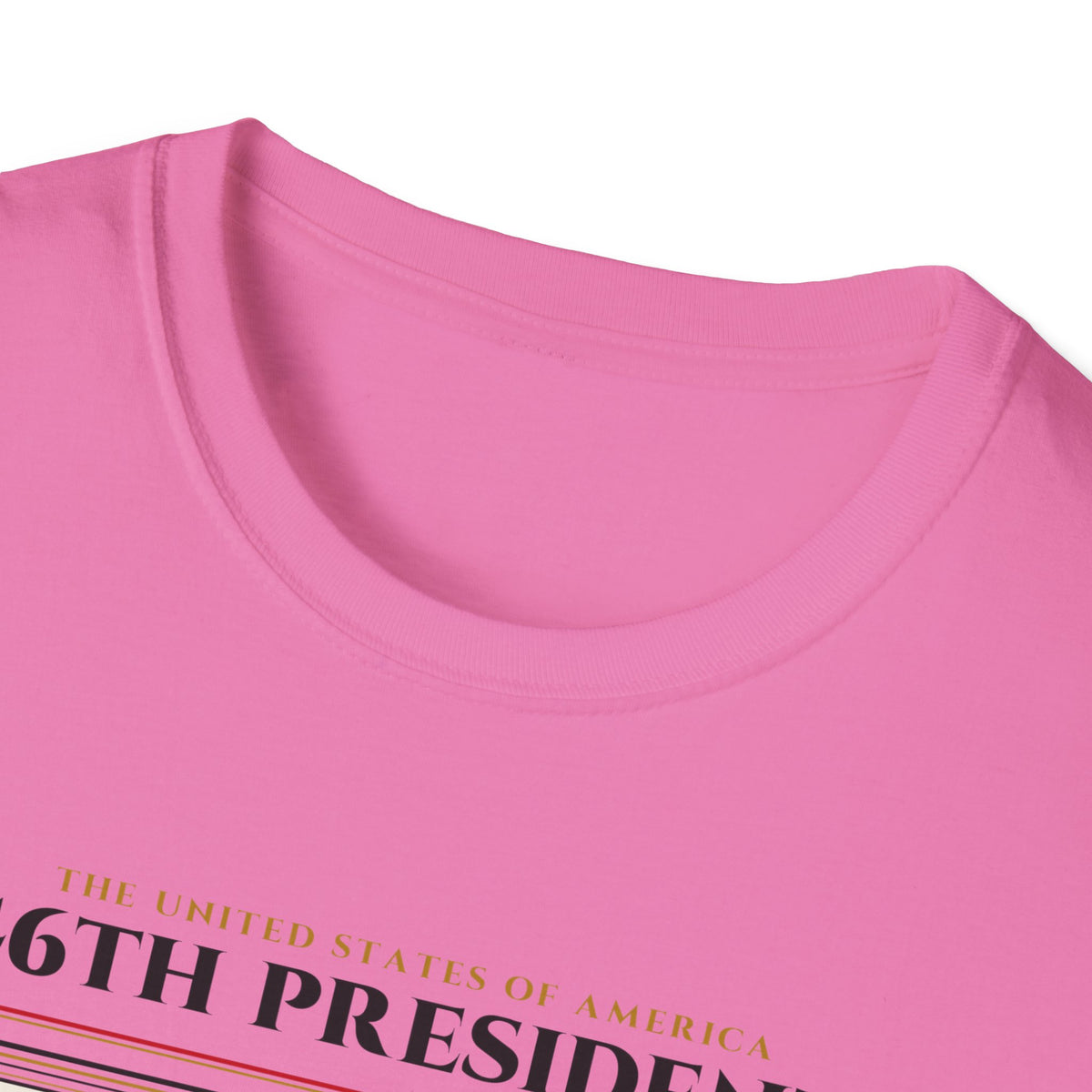 46th President - The Autopen (2021–2025) Vintage Engraving Portrait Unisex Softstyle T-Shirt