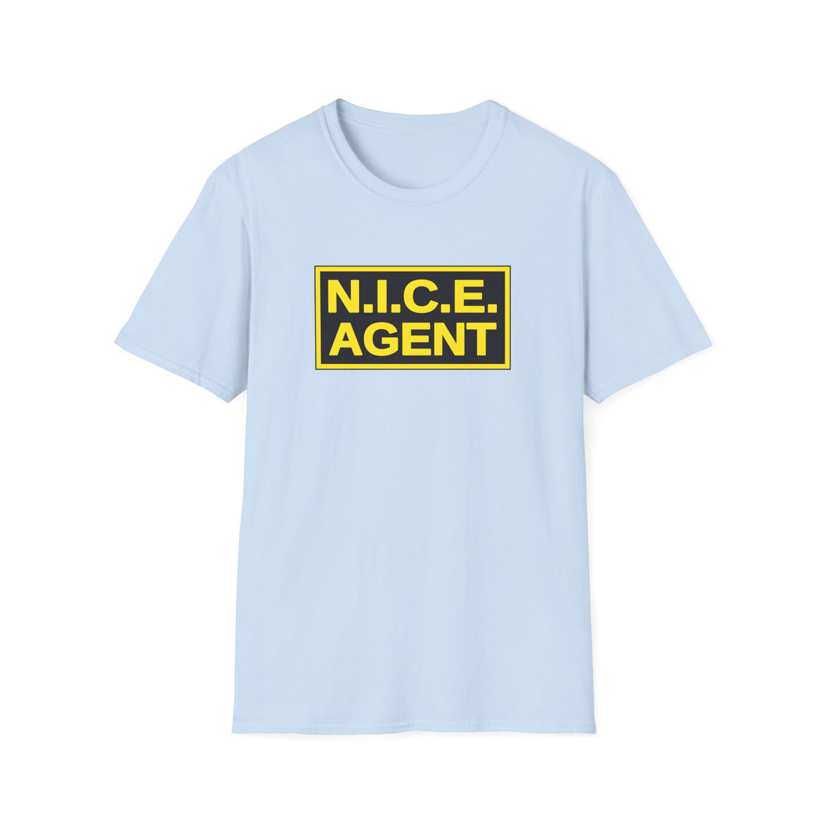 N.I.C.E. Agent — Tactical Patch Graphic Unisex Softstyle T-Shirt