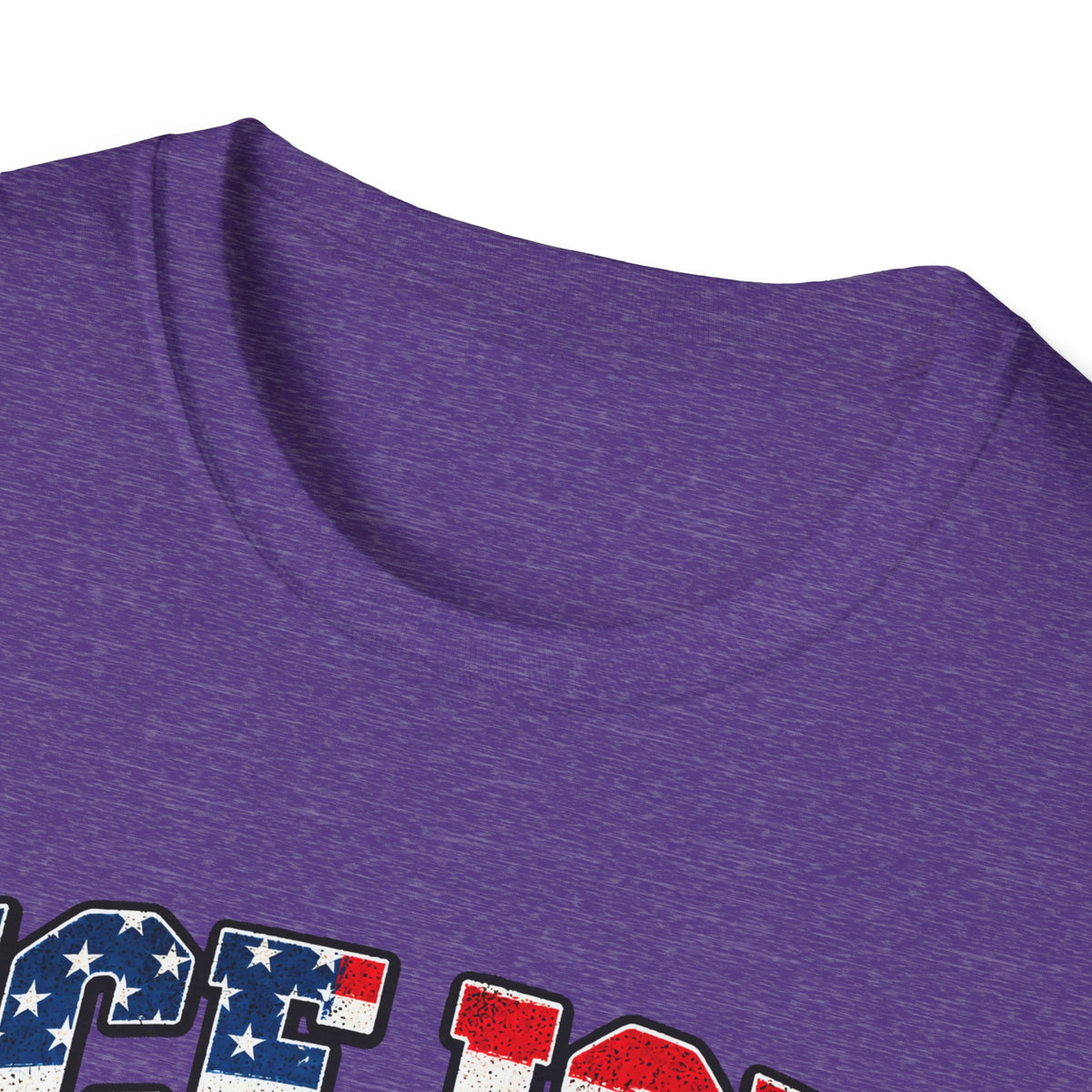Ice Ice Baby — Trump Tactical Vest & American Flag Graphic Unisex Softstyle T-Shirt