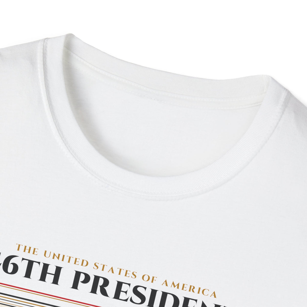 46th President - The Autopen (2021–2025) Vintage Engraving Portrait Unisex Softstyle T-Shirt