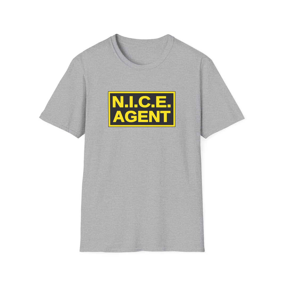 N.I.C.E. Agent — Tactical Patch Graphic Unisex Softstyle T-Shirt