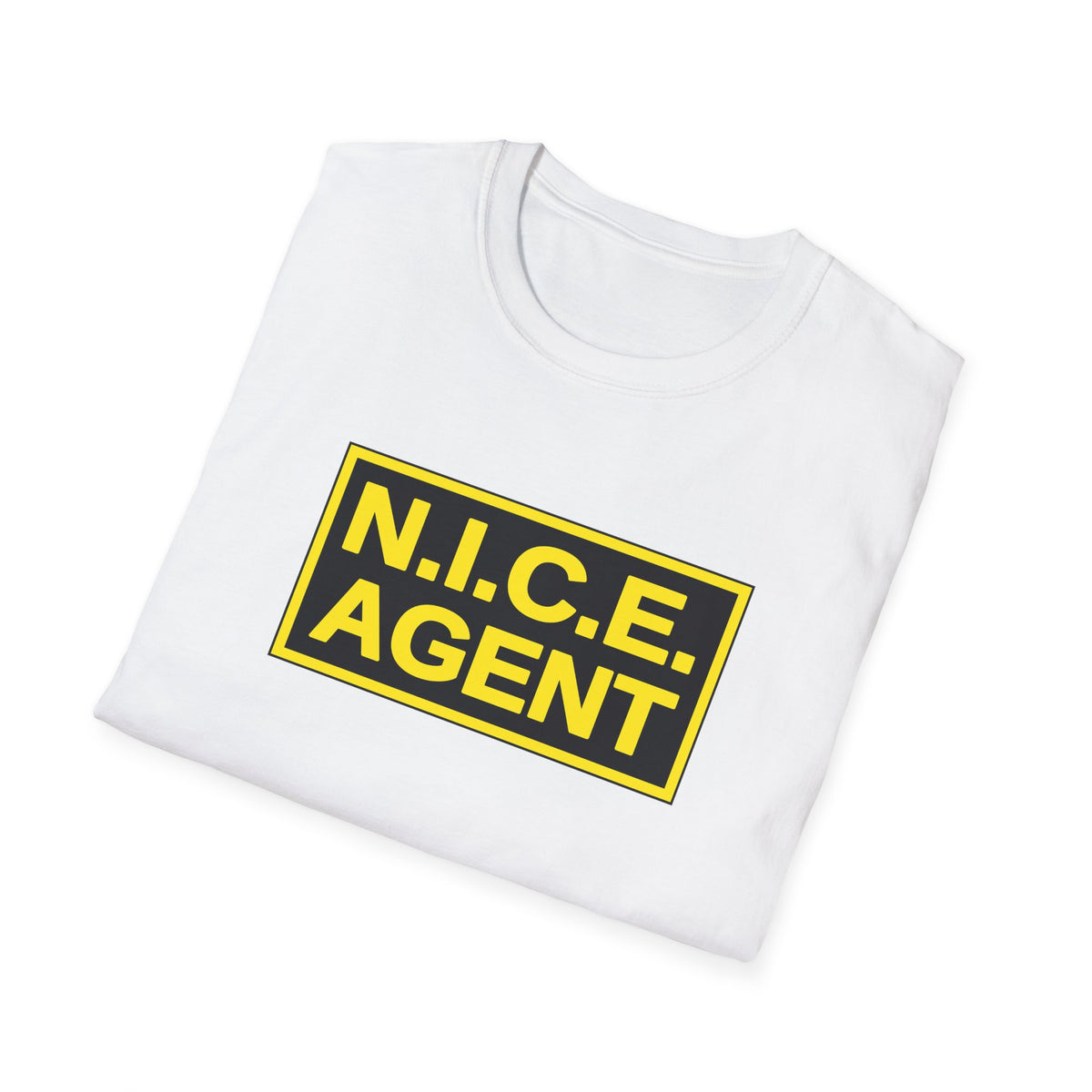 N.I.C.E. Agent — Tactical Patch Graphic Unisex Softstyle T-Shirt