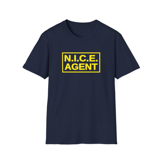 N.I.C.E. Agent — Tactical Patch Graphic Unisex Softstyle T-Shirt
