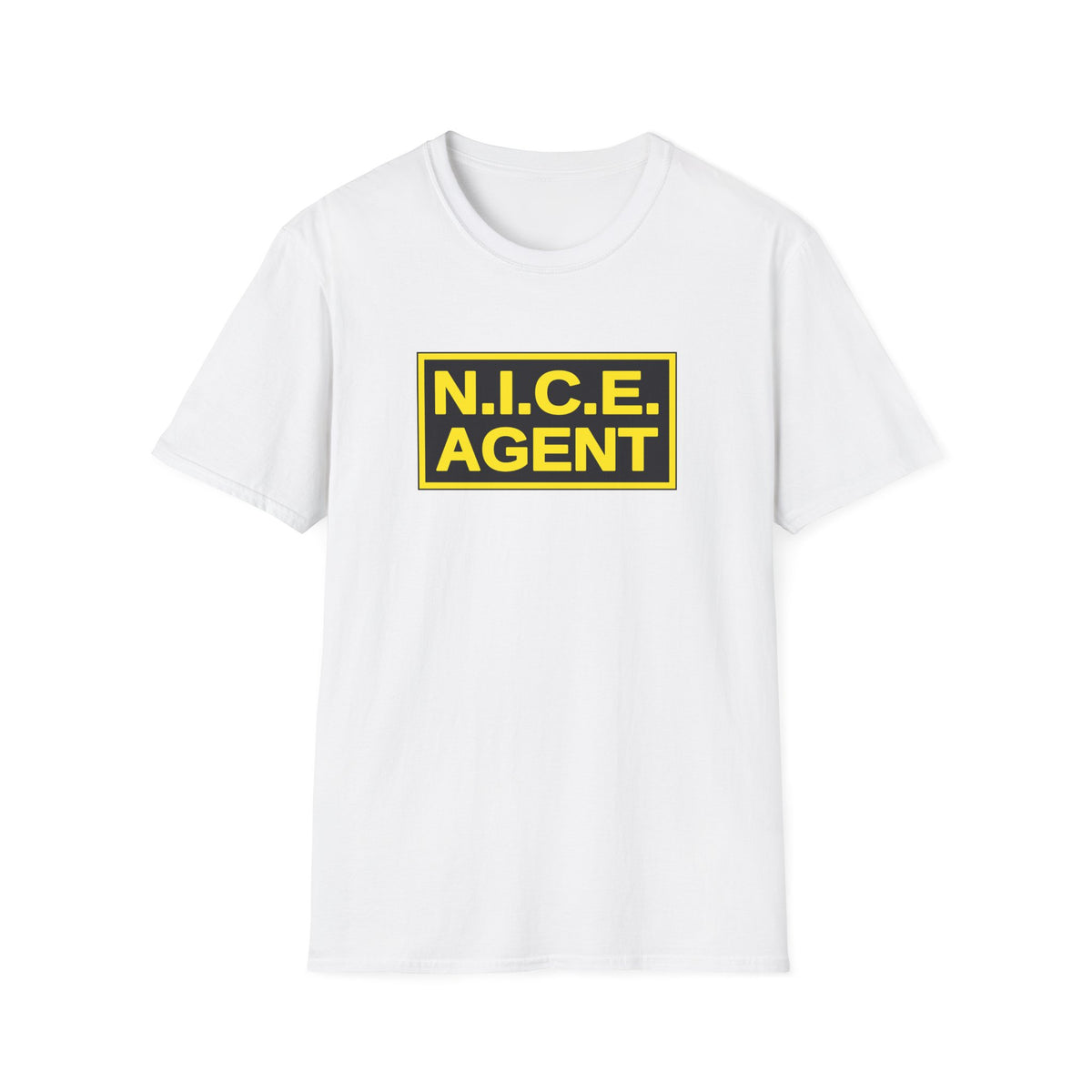 N.I.C.E. Agent — Tactical Patch Graphic Unisex Softstyle T-Shirt