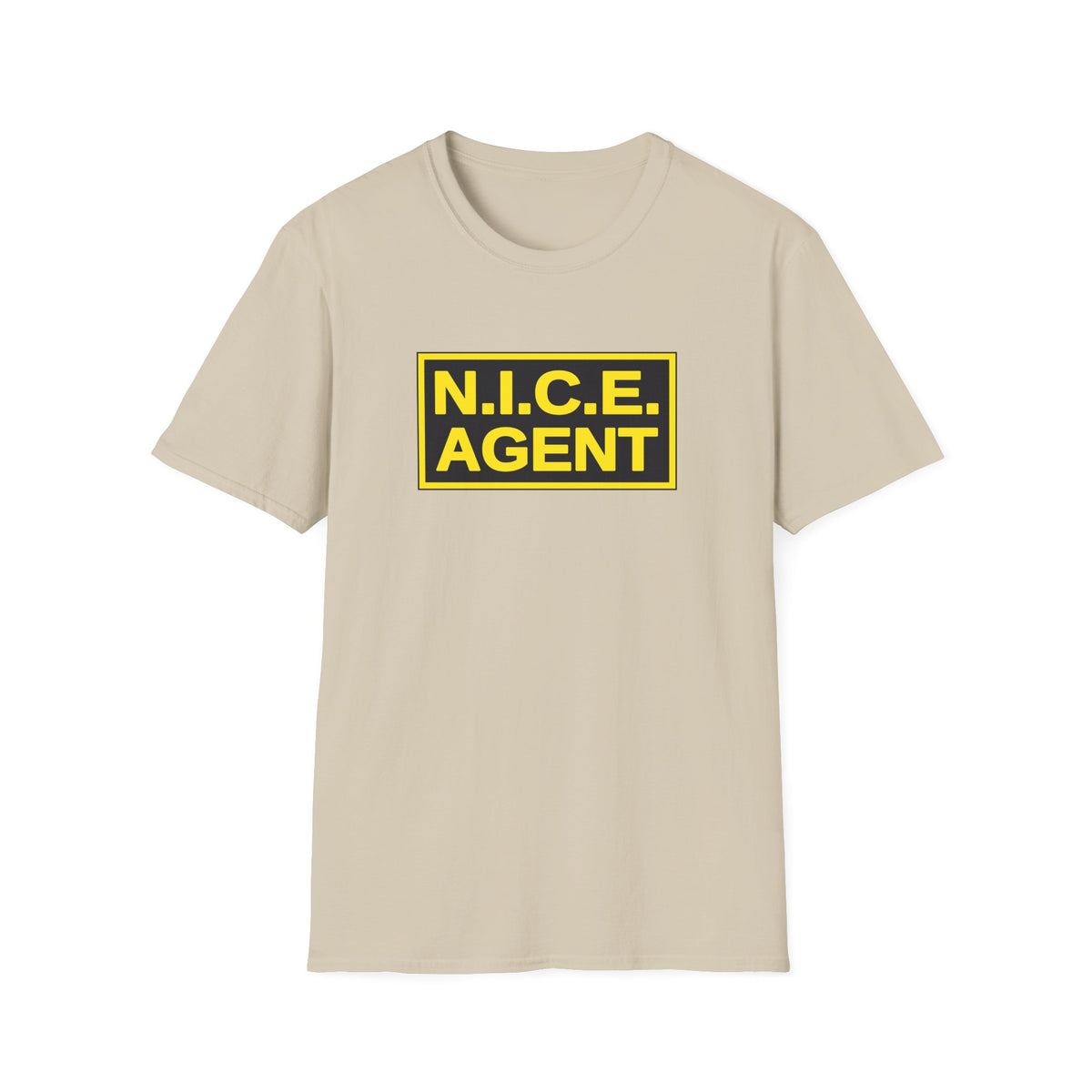 N.I.C.E. Agent — Tactical Patch Graphic Unisex Softstyle T-Shirt