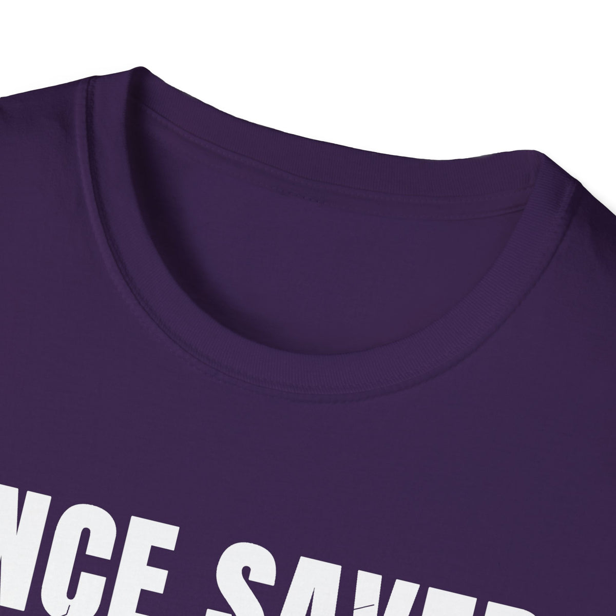 Once Saved Always Saved - Shall Never Perish (John 10:28 & Ephesians 2:8-9 KJV) Unisex Softstyle T-Shirt