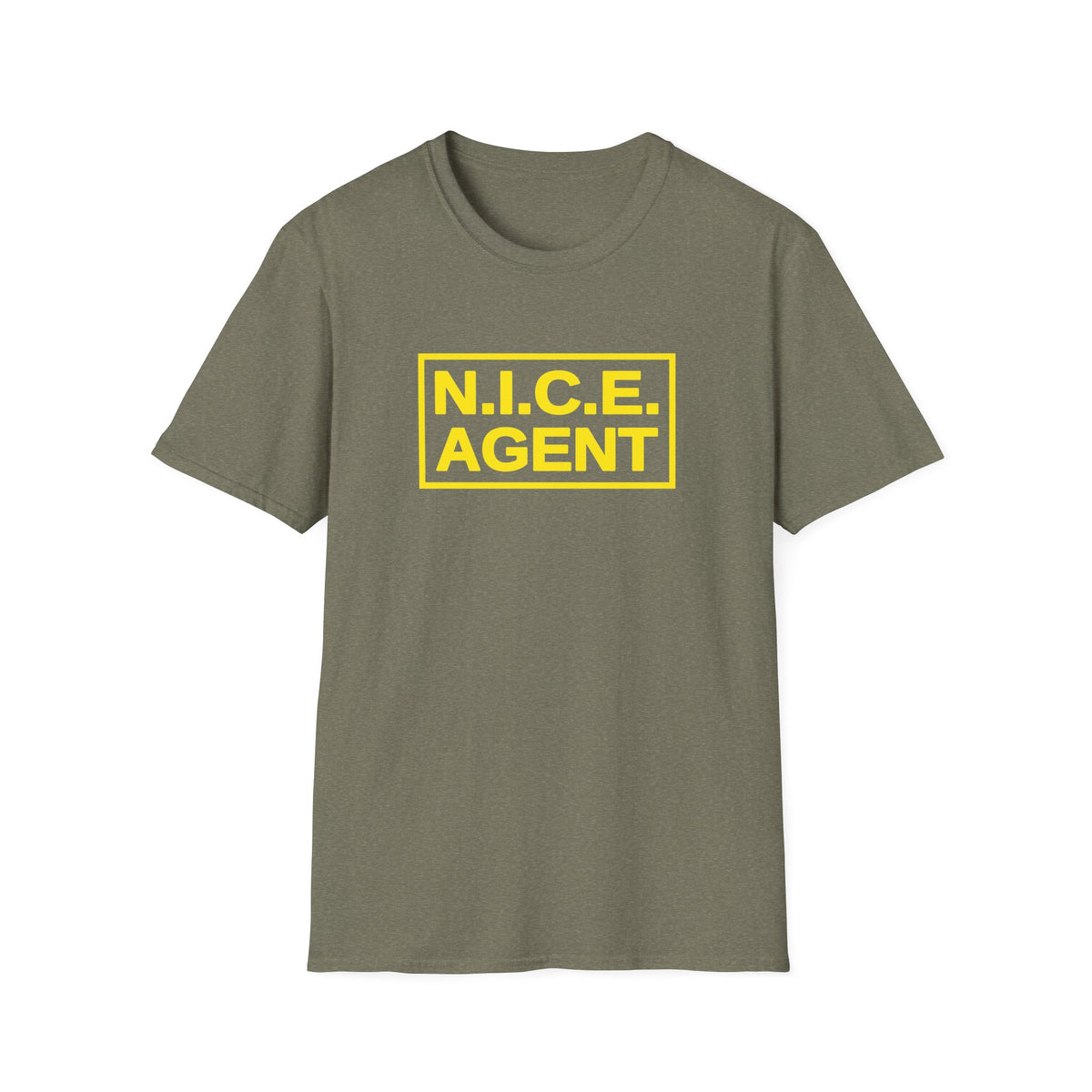 N.I.C.E. Agent — Tactical Patch Graphic Unisex Softstyle T-Shirt