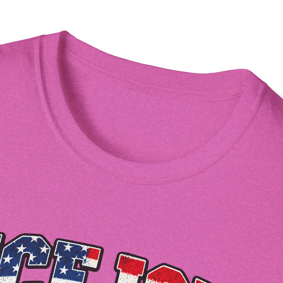 Ice Ice Baby — Trump Tactical Vest & American Flag Graphic Unisex Softstyle T-Shirt