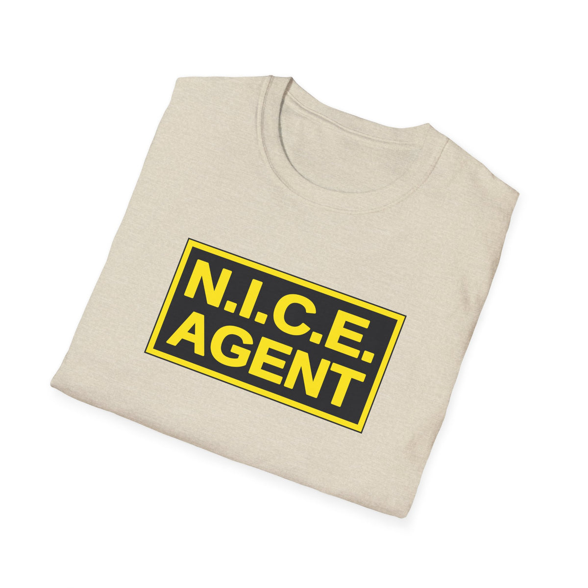N.I.C.E. Agent — Tactical Patch Graphic Unisex Softstyle T-Shirt