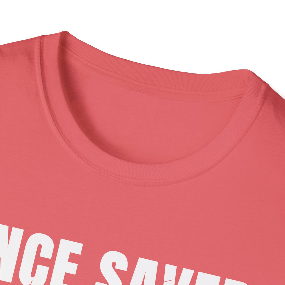 Once Saved Always Saved - Shall Never Perish (John 10:28 & Ephesians 2:8-9 KJV) Unisex Softstyle T-Shirt