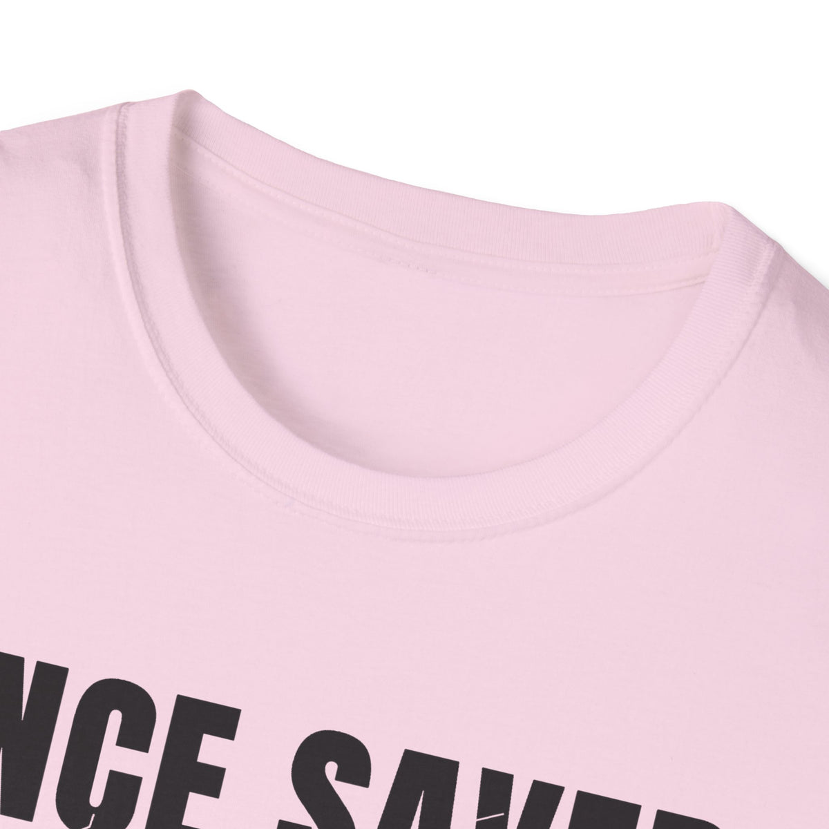 Once Saved Always Saved - Shall Never Perish (John 10:28 & Ephesians 2:8-9 KJV) Unisex Softstyle T-Shirt