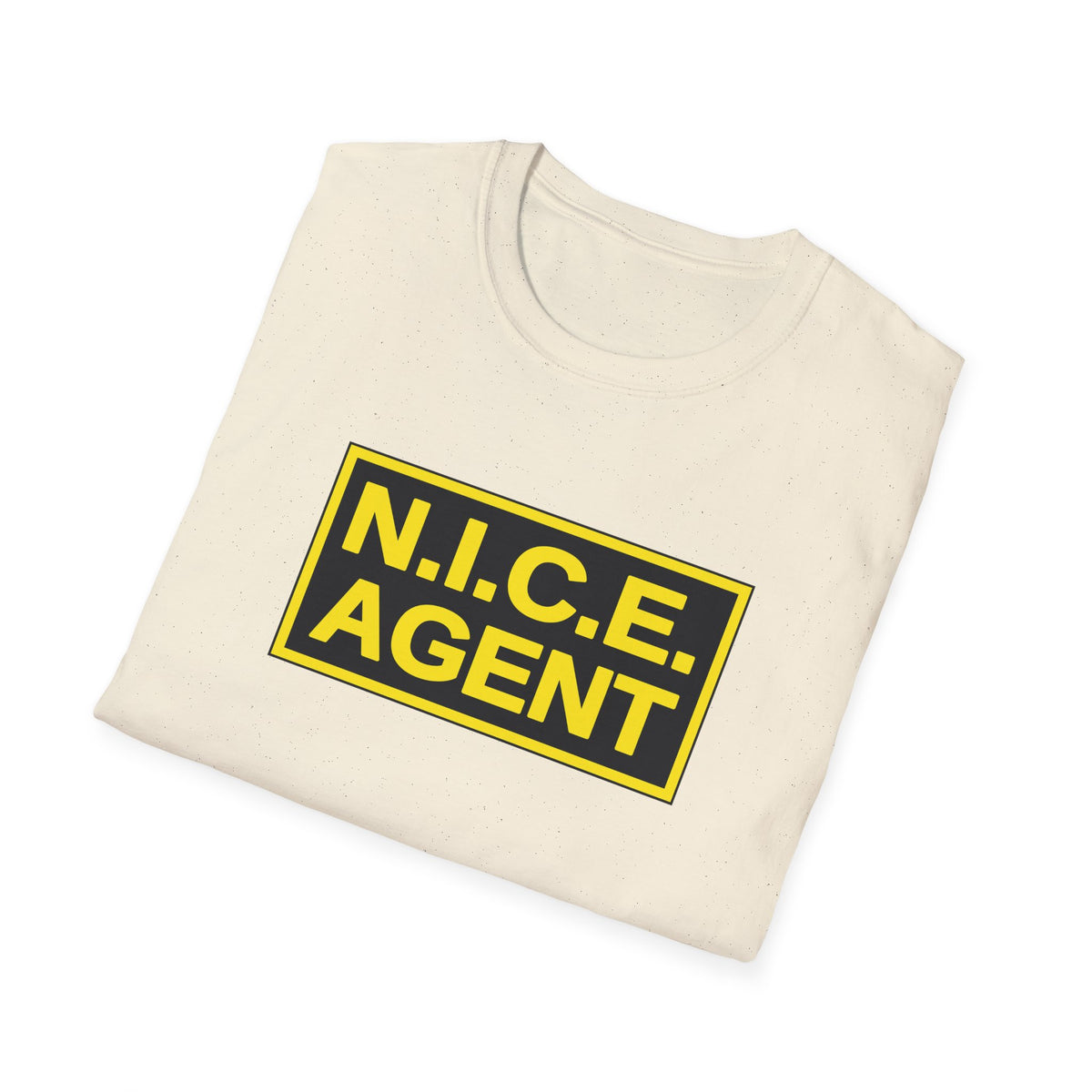N.I.C.E. Agent — Tactical Patch Graphic Unisex Softstyle T-Shirt