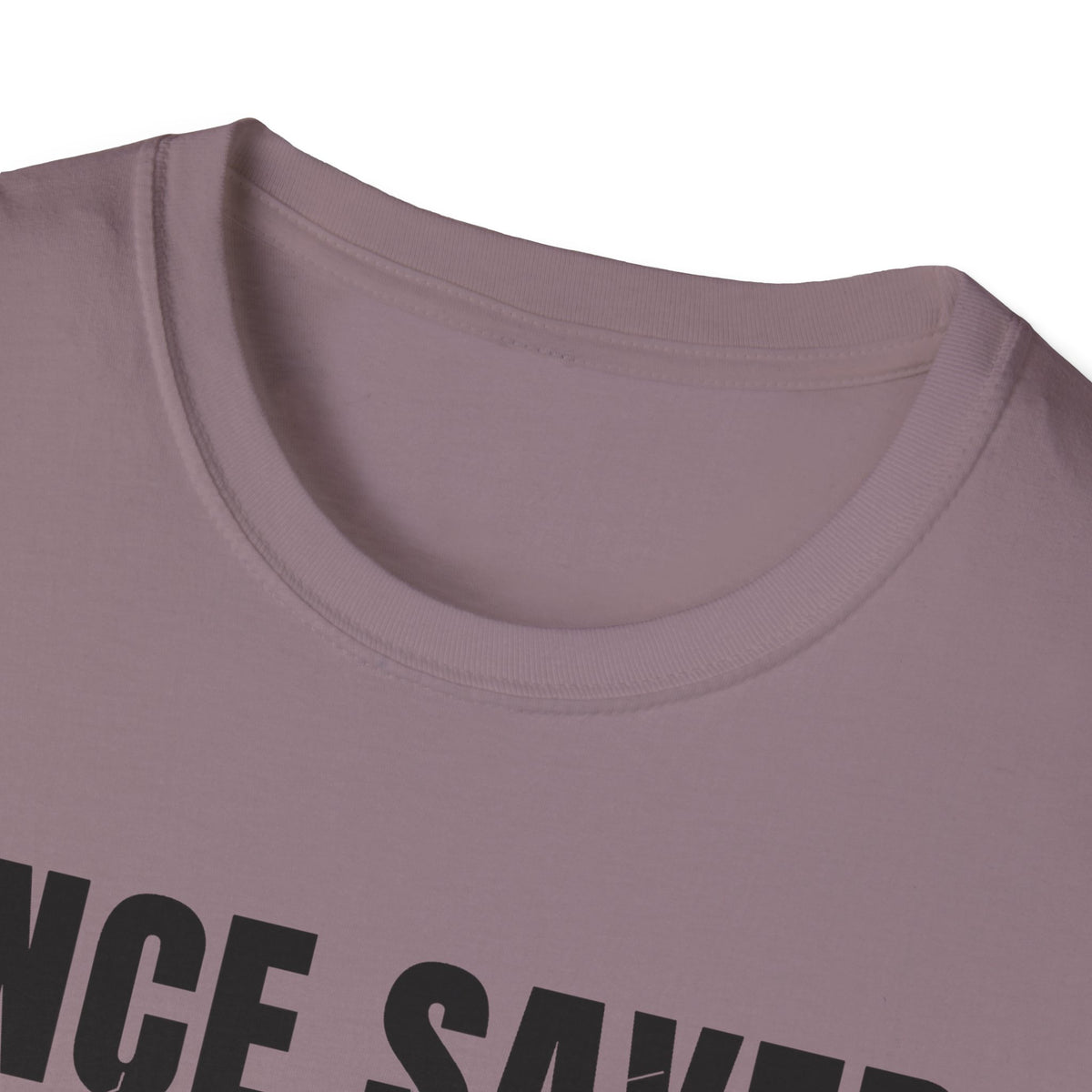 Once Saved Always Saved - Shall Never Perish (John 10:28 & Ephesians 2:8-9 KJV) Unisex Softstyle T-Shirt