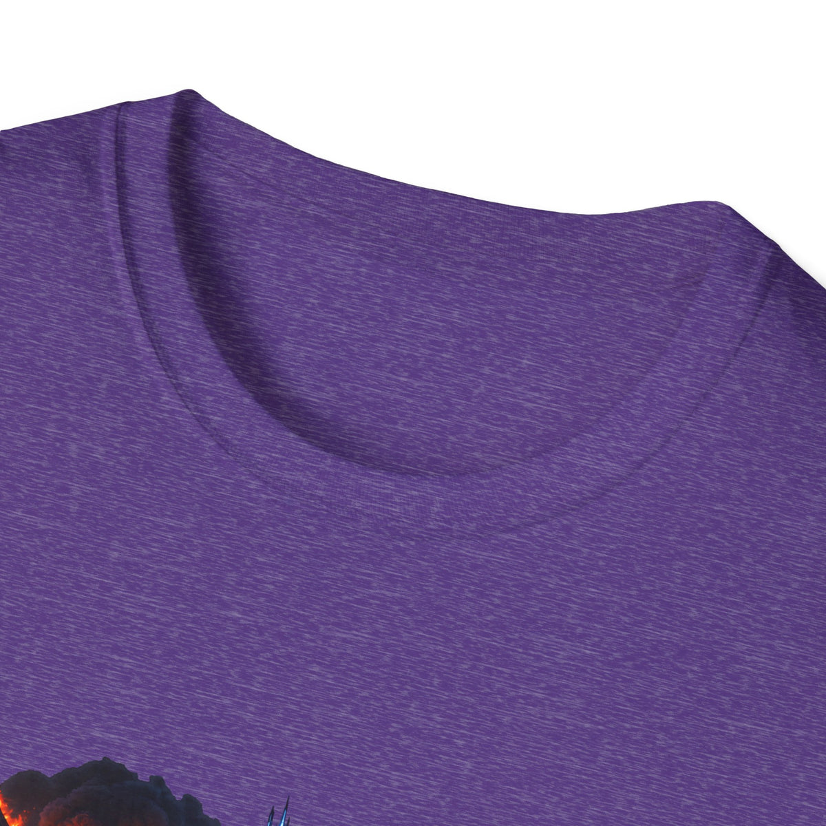 Mostly Peaceful — Fiery City News Banner Parody Graphic Unisex Softstyle T-Shirt