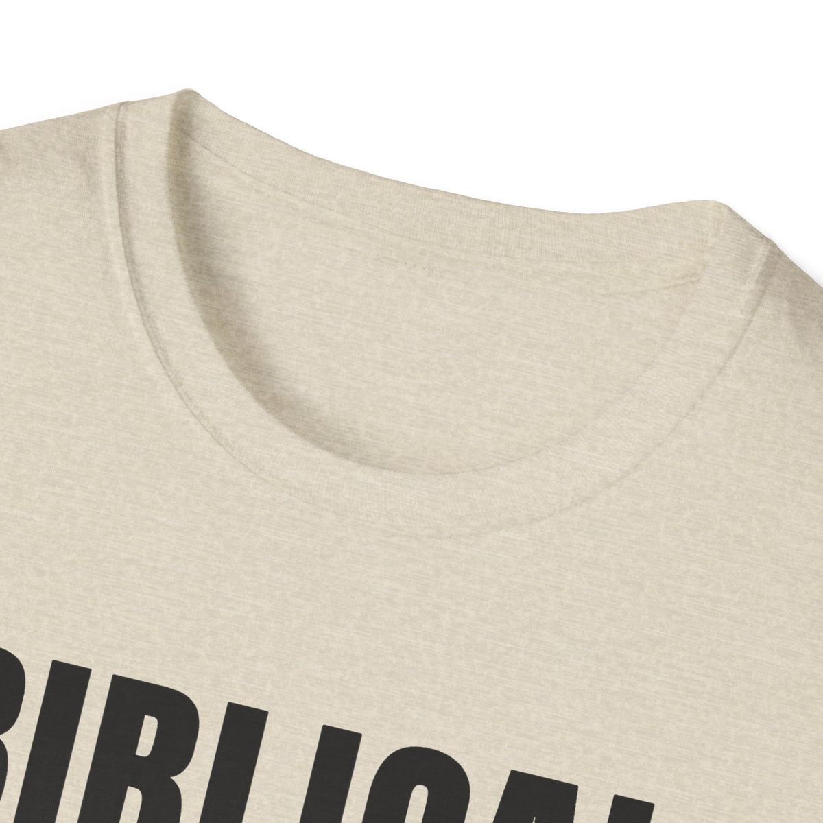 Biblical Order Not Feminism - 1 Corinthians 11:3 & Ephesians 5:22-24 (KJV) Unisex Softstyle T-Shirt