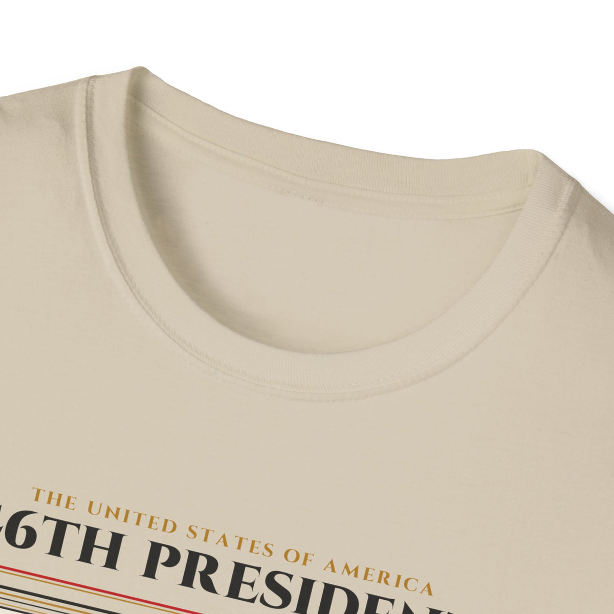 46th President - The Autopen (2021–2025) Vintage Engraving Portrait Unisex Softstyle T-Shirt