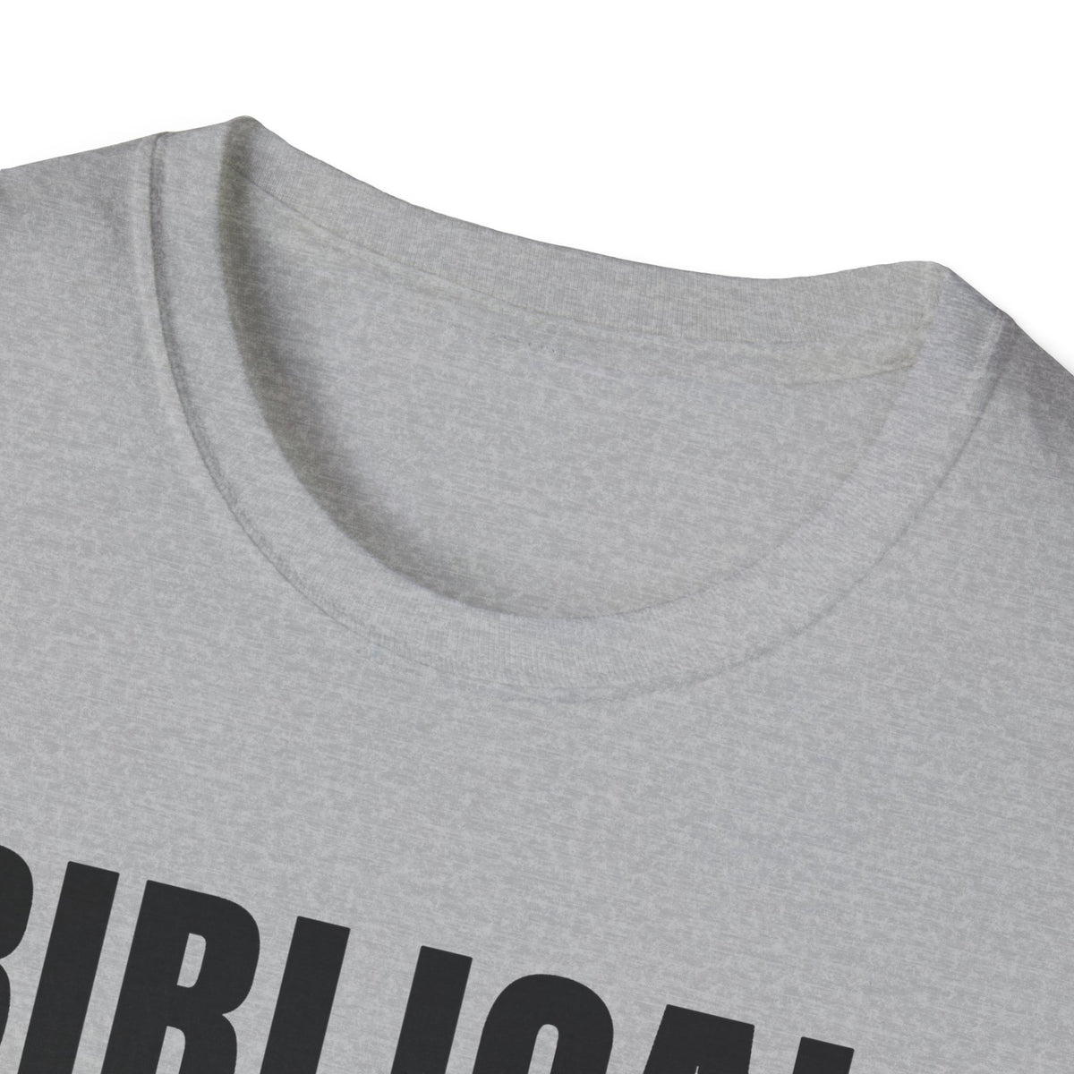 Biblical Order Not Feminism - 1 Corinthians 11:3 & Ephesians 5:22-24 (KJV) Unisex Softstyle T-Shirt