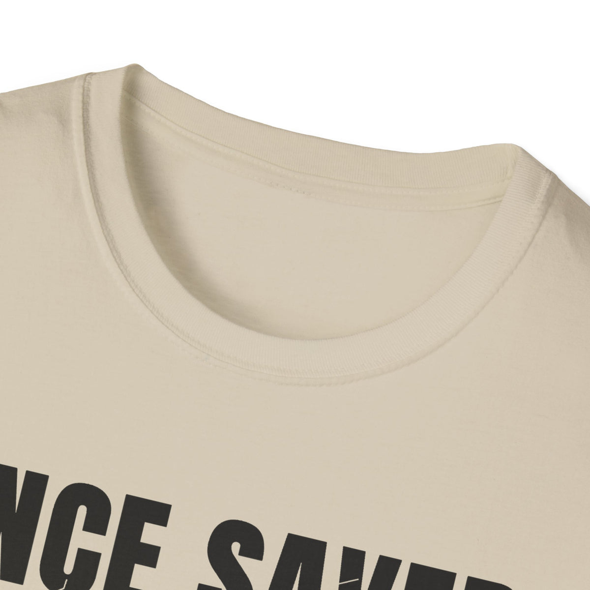 Once Saved Always Saved - Shall Never Perish (John 10:28 & Ephesians 2:8-9 KJV) Unisex Softstyle T-Shirt