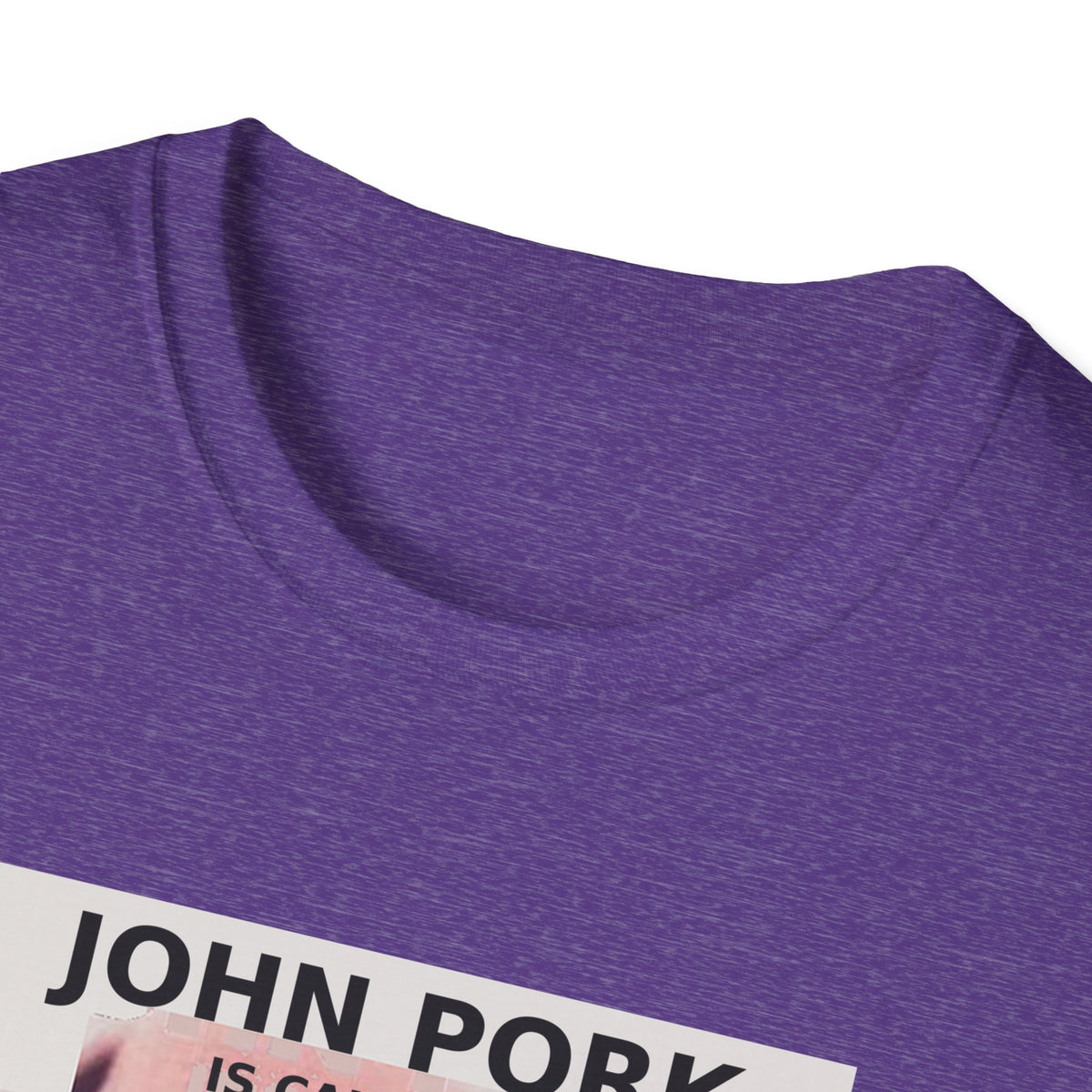 John Pork Is Calling — Viral Incoming Call Meme Unisex Softstyle T-Shirt