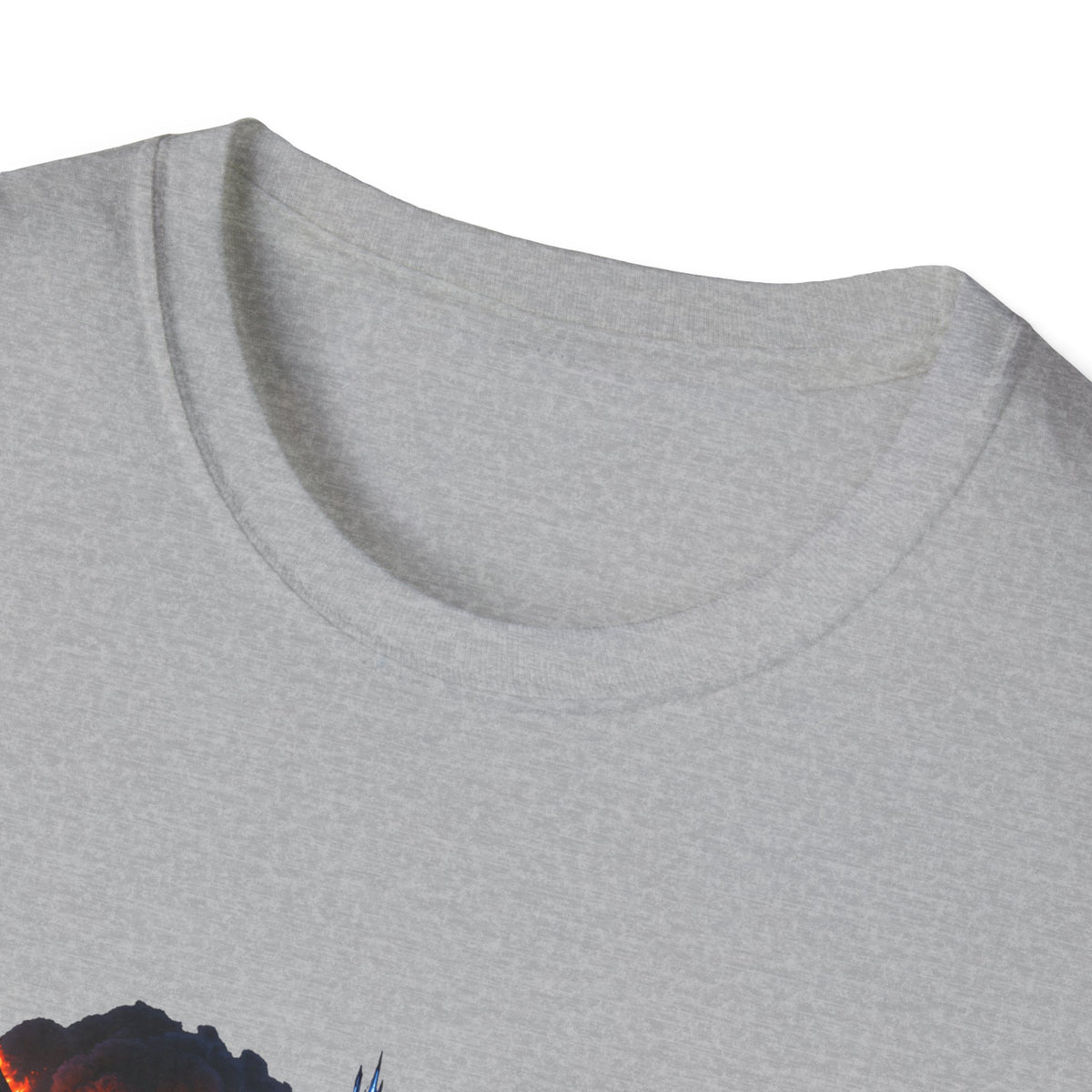 Mostly Peaceful — Fiery City News Banner Parody Graphic Unisex Softstyle T-Shirt