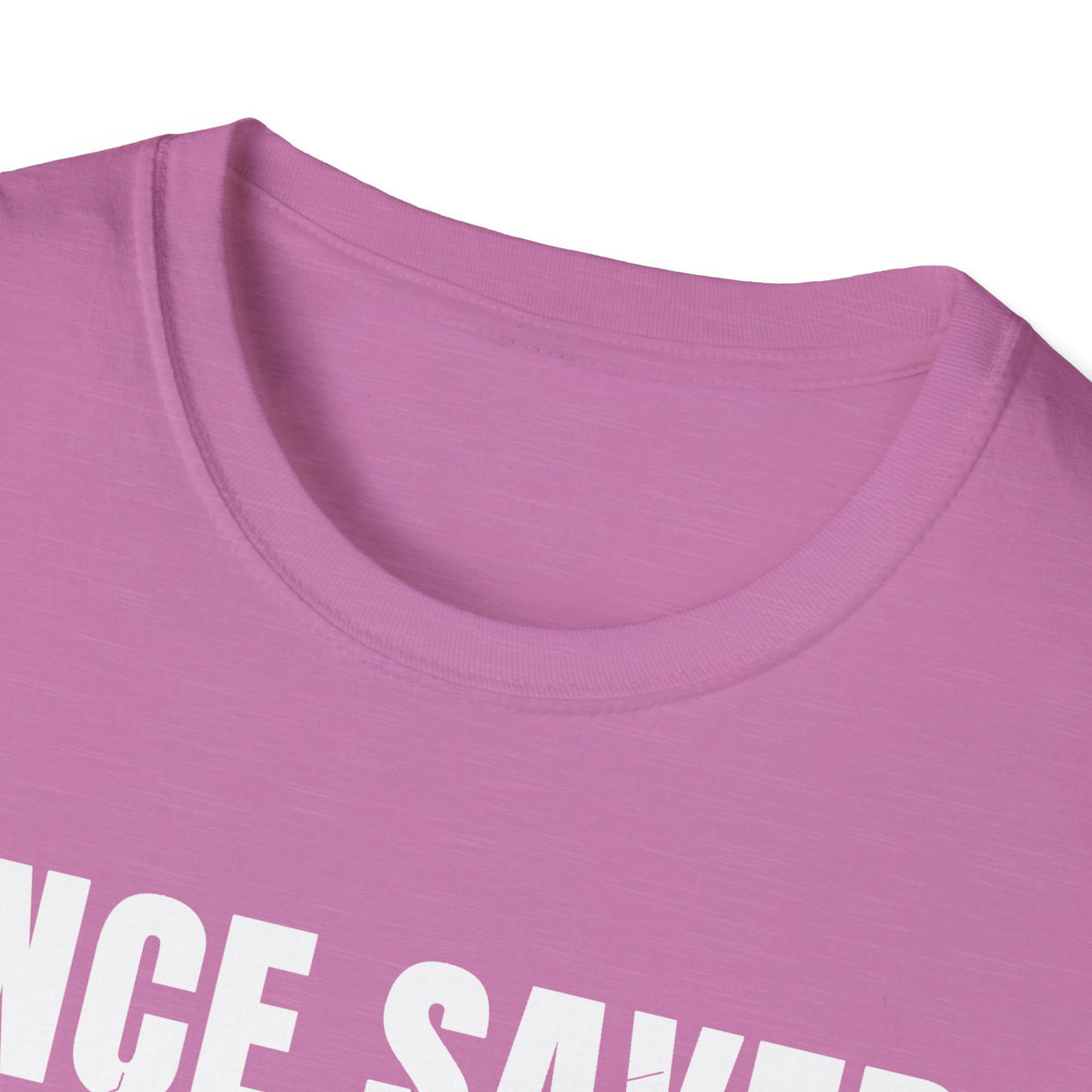 Once Saved Always Saved - Shall Never Perish (John 10:28 & Ephesians 2:8-9 KJV) Unisex Softstyle T-Shirt