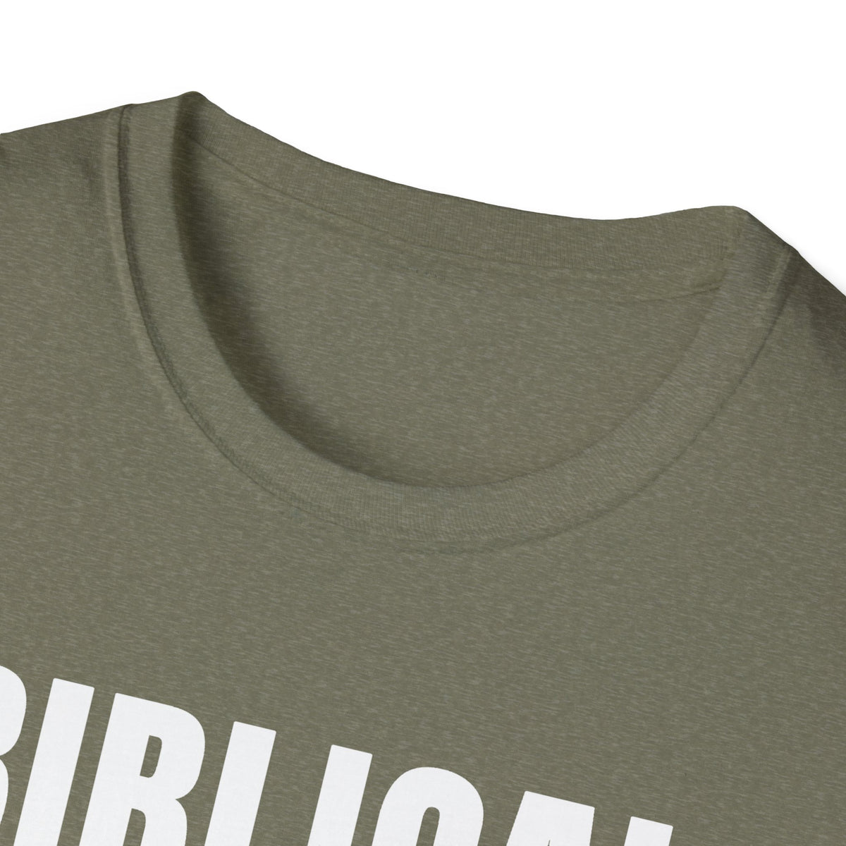 Biblical Order Not Feminism - 1 Corinthians 11:3 & Ephesians 5:22-24 (KJV) Unisex Softstyle T-Shirt