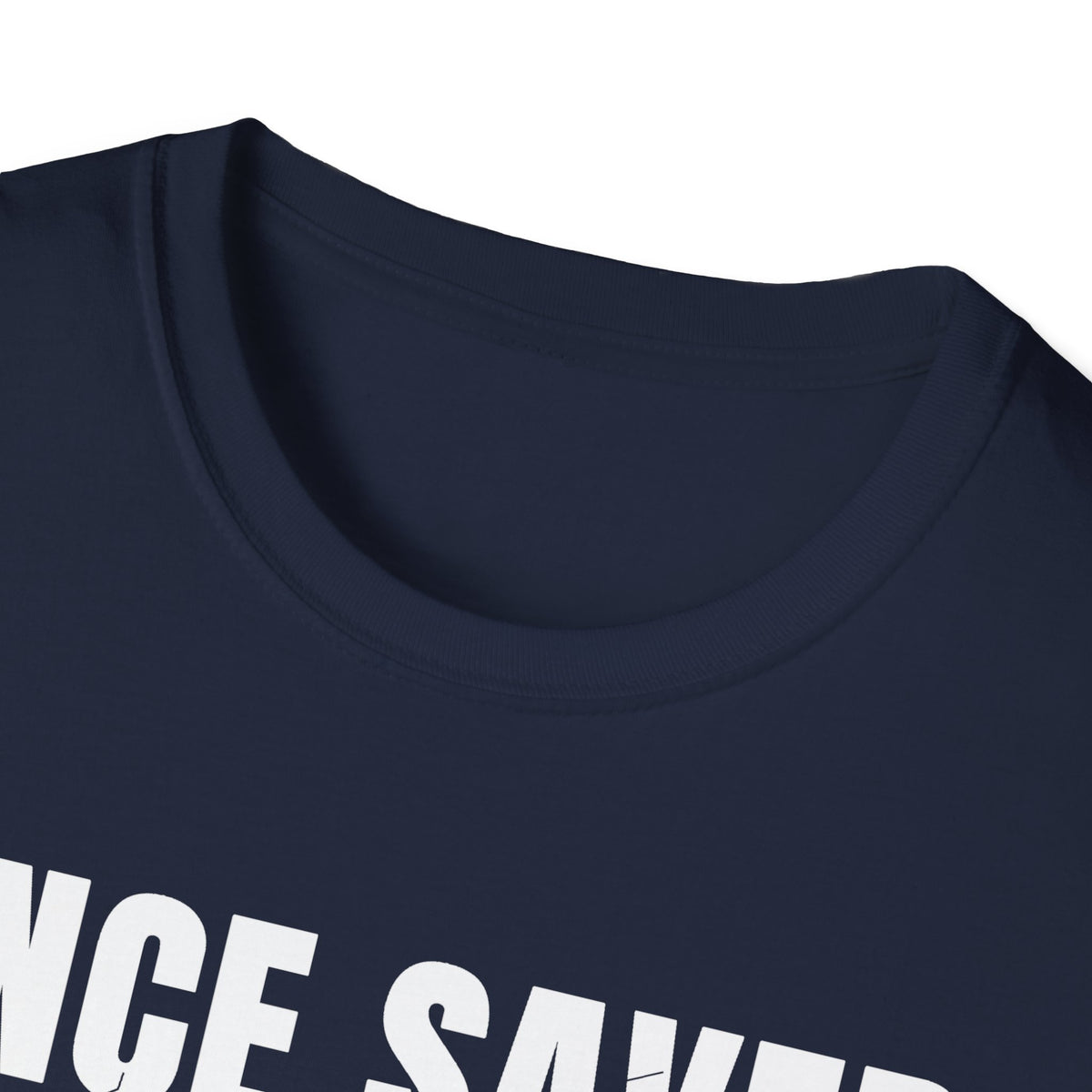 Once Saved Always Saved - Shall Never Perish (John 10:28 & Ephesians 2:8-9 KJV) Unisex Softstyle T-Shirt