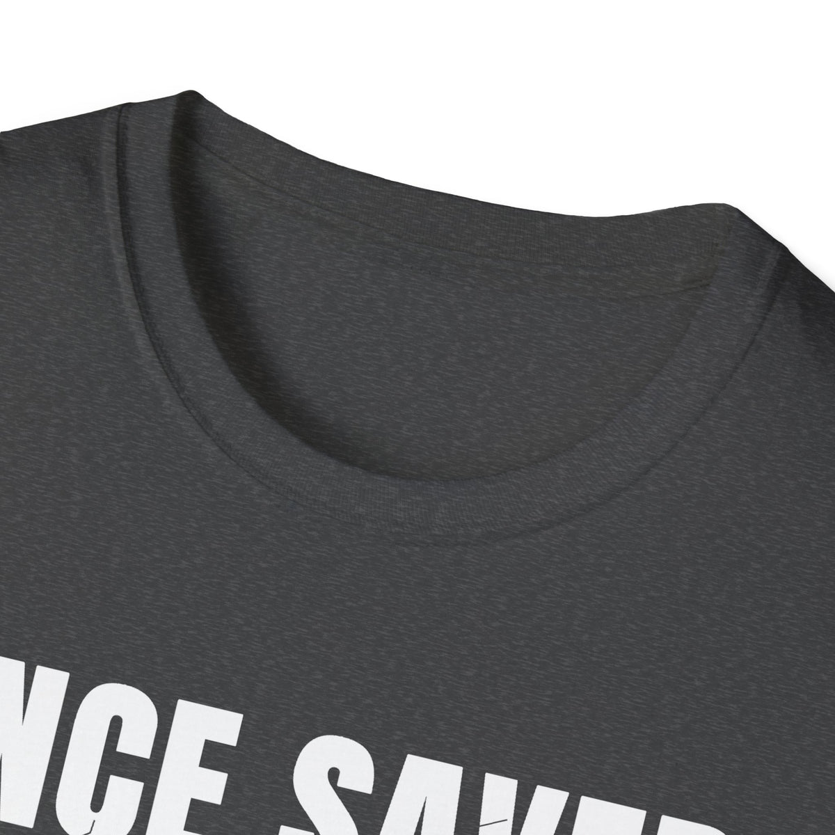 Once Saved Always Saved - Shall Never Perish (John 10:28 & Ephesians 2:8-9 KJV) Unisex Softstyle T-Shirt