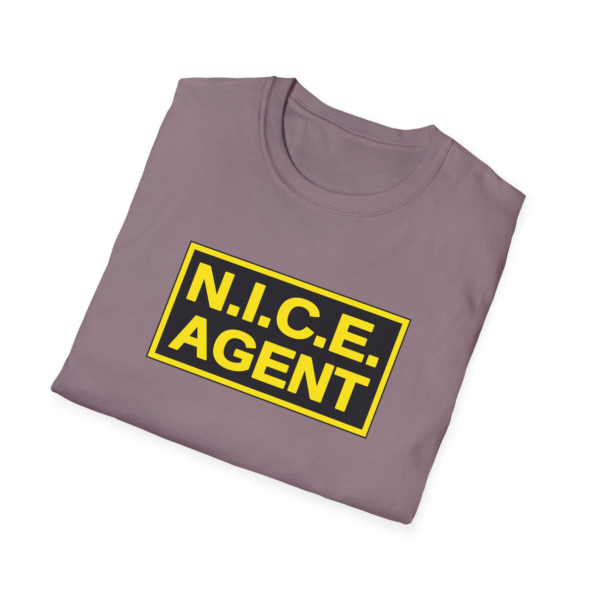 N.I.C.E. Agent — Tactical Patch Graphic Unisex Softstyle T-Shirt