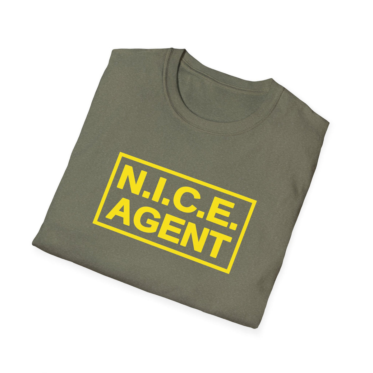N.I.C.E. Agent — Tactical Patch Graphic Unisex Softstyle T-Shirt